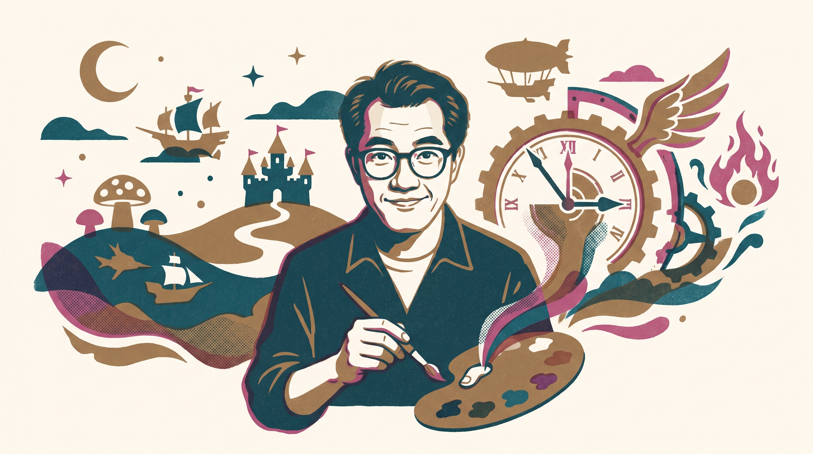 Akira Toriyama — Enjoy Game Japan Museum illustration