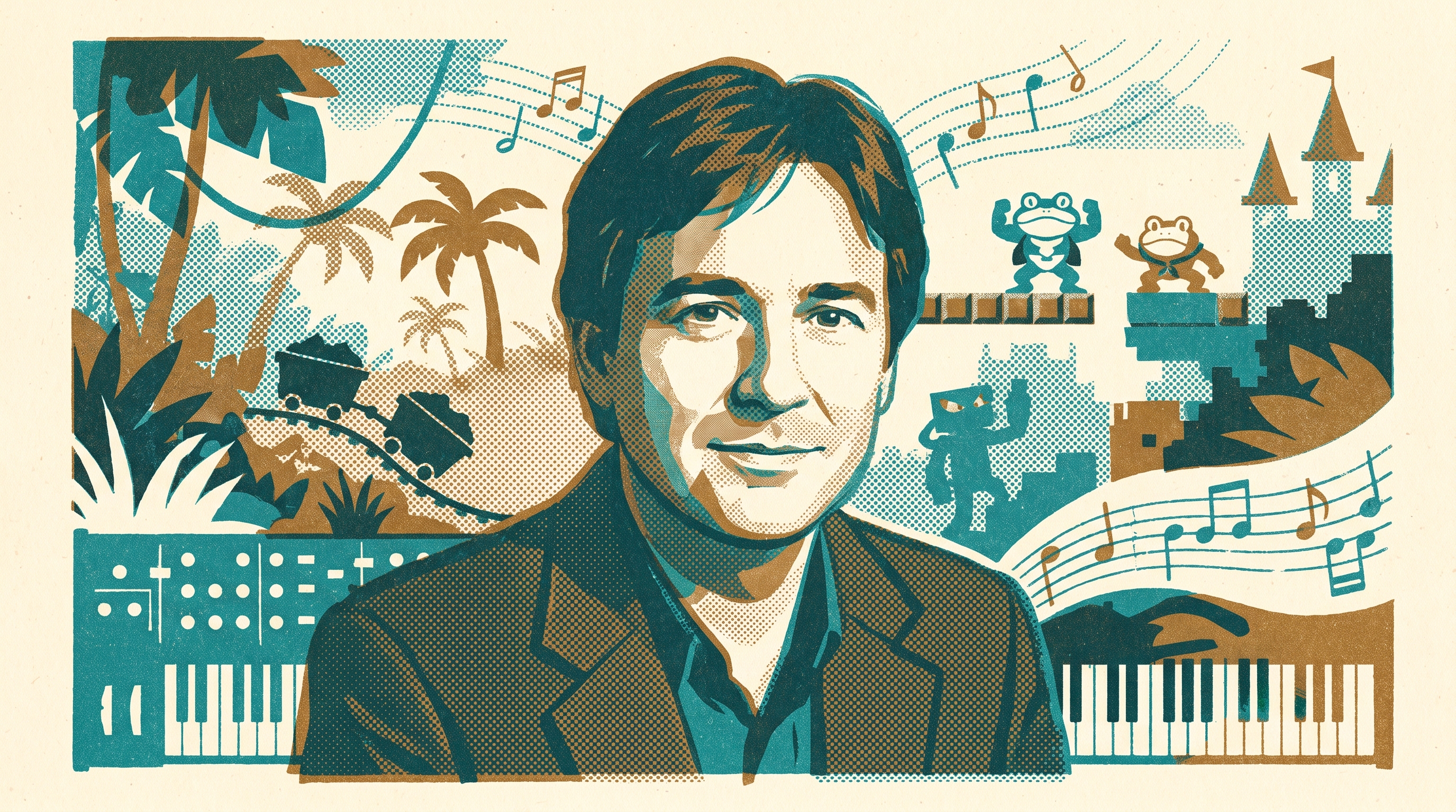 David Wise — Enjoy Game Japan Museum illustration
