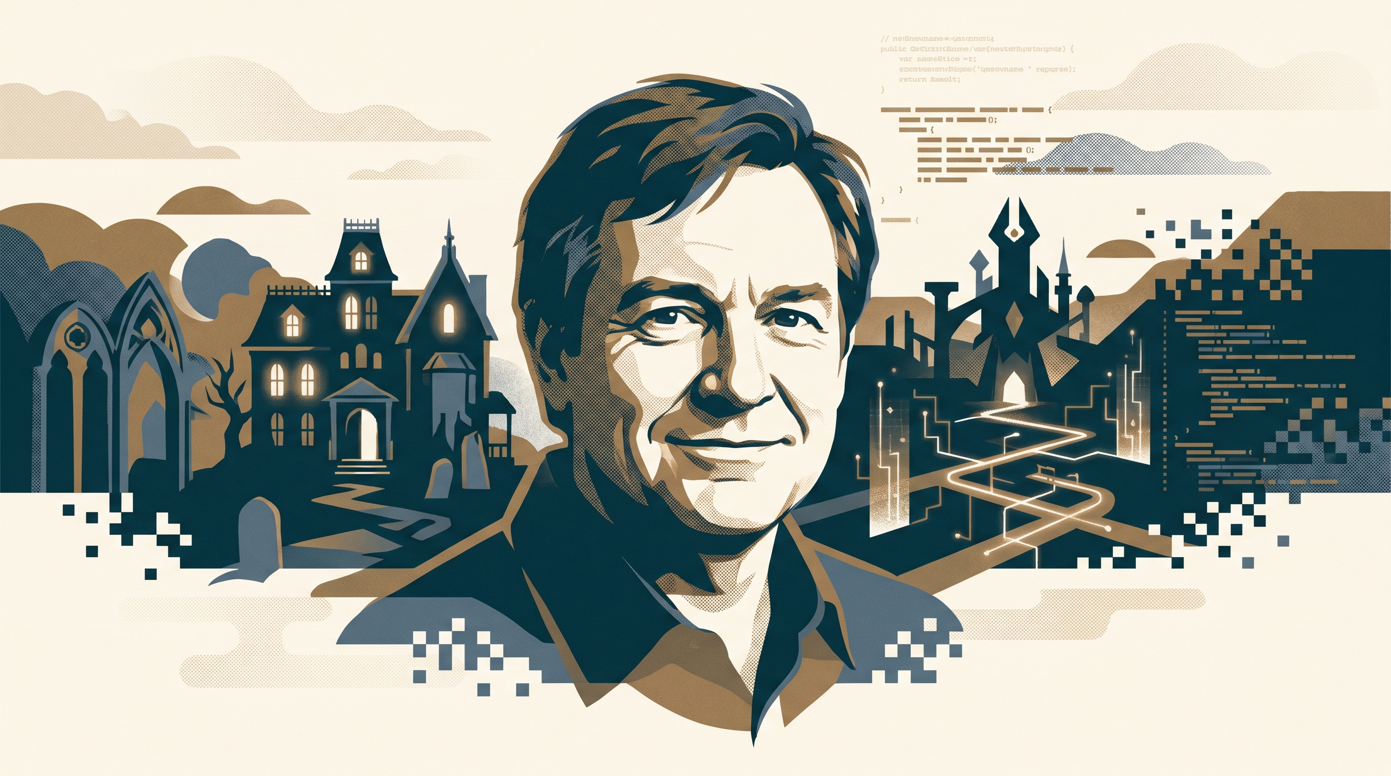 Graeme Devine — Enjoy Game Japan Museum illustration
