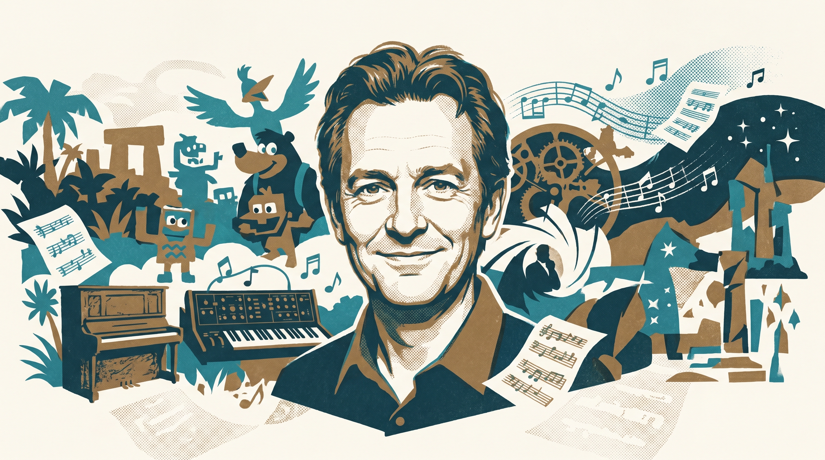 Grant Kirkhope — Enjoy Game Japan Museum illustration