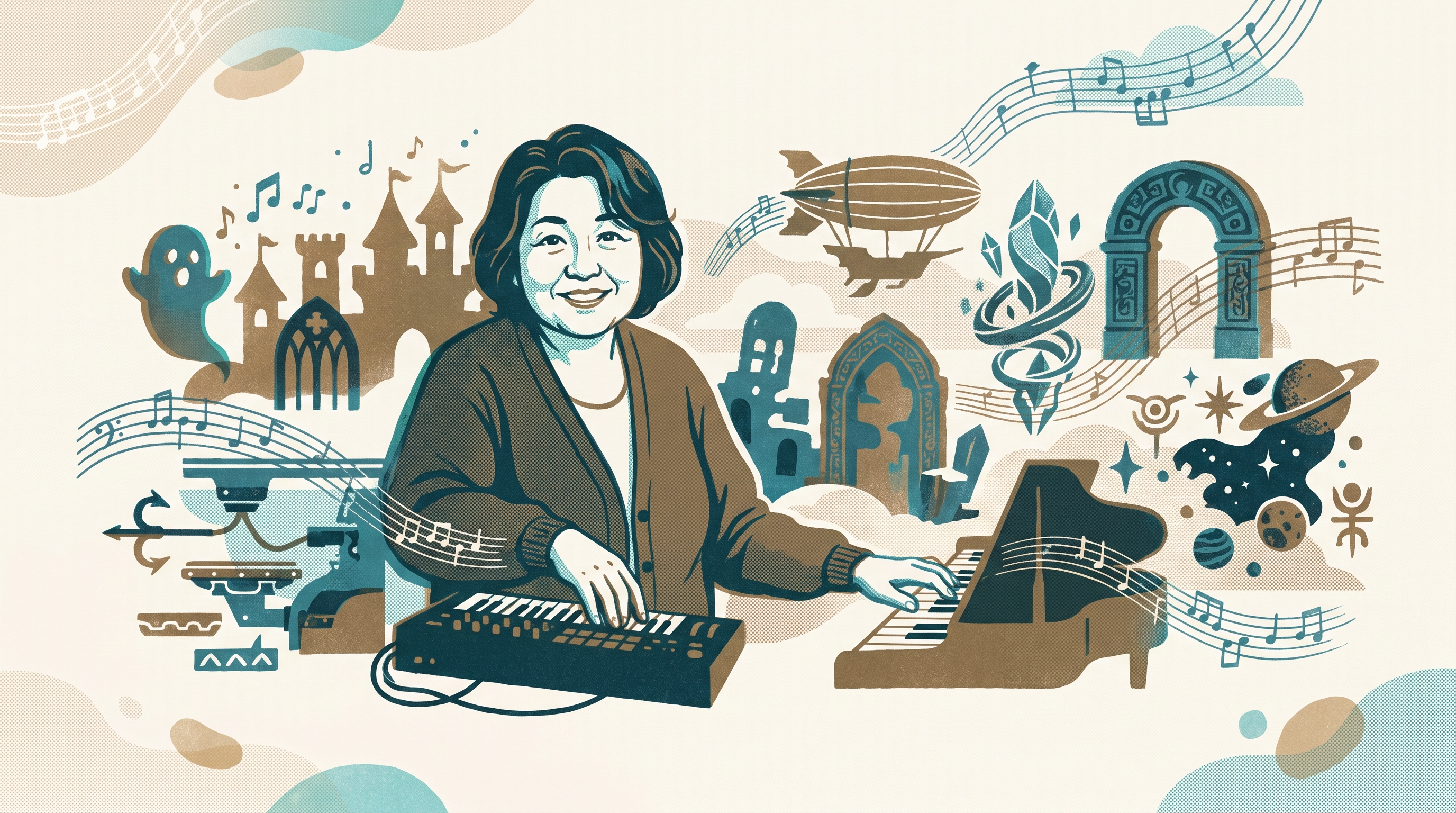 Harumi Fujita — Enjoy Game Japan Museum illustration