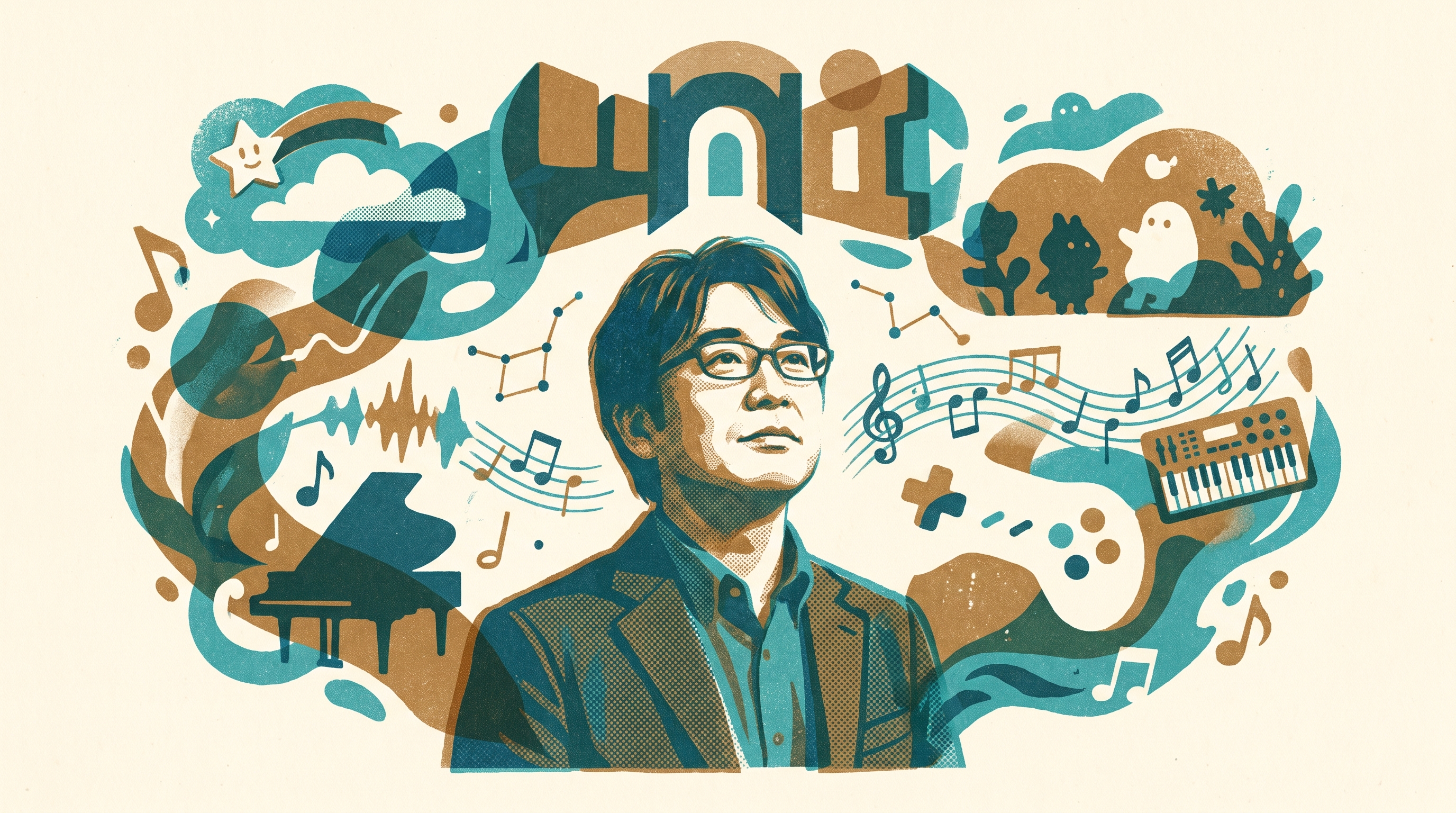 Hirokazu Ando — Enjoy Game Japan Museum illustration