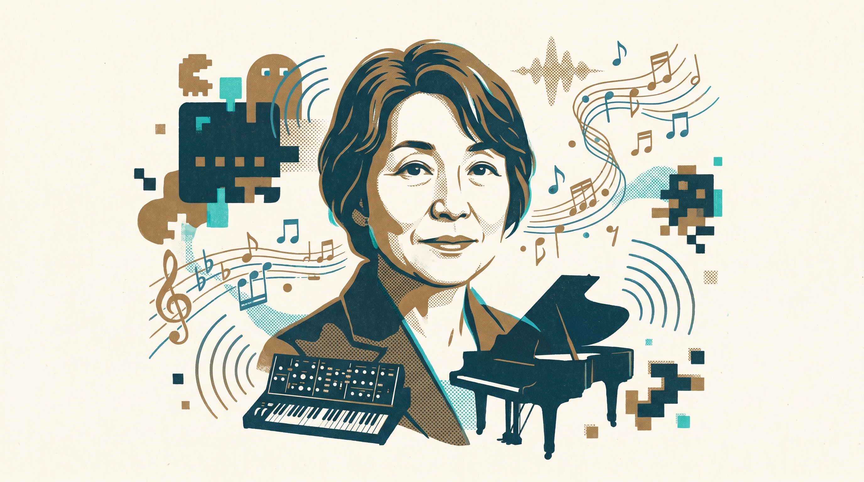 Junko Tamiya — Enjoy Game Japan Museum illustration