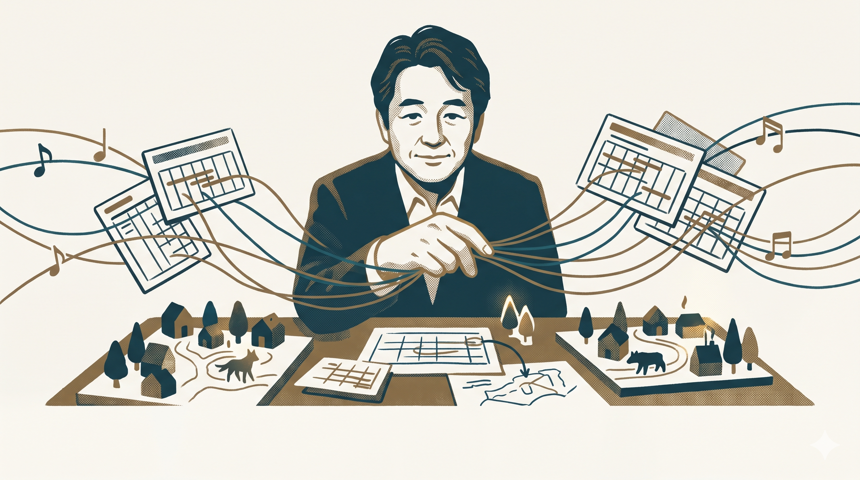 Katsuya Eguchi — Enjoy Game Japan Museum illustration