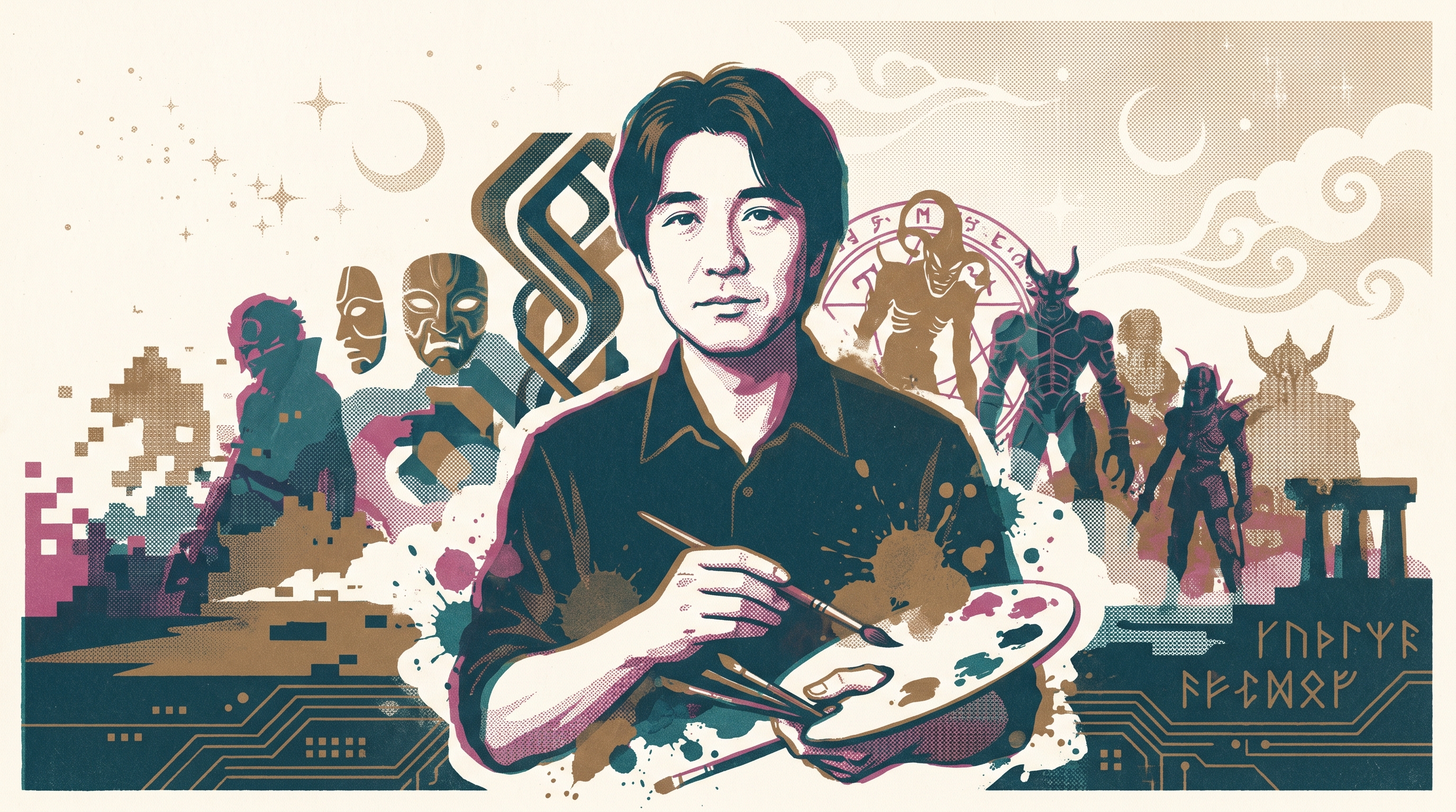 Kazuma Kaneko — Enjoy Game Japan Museum illustration