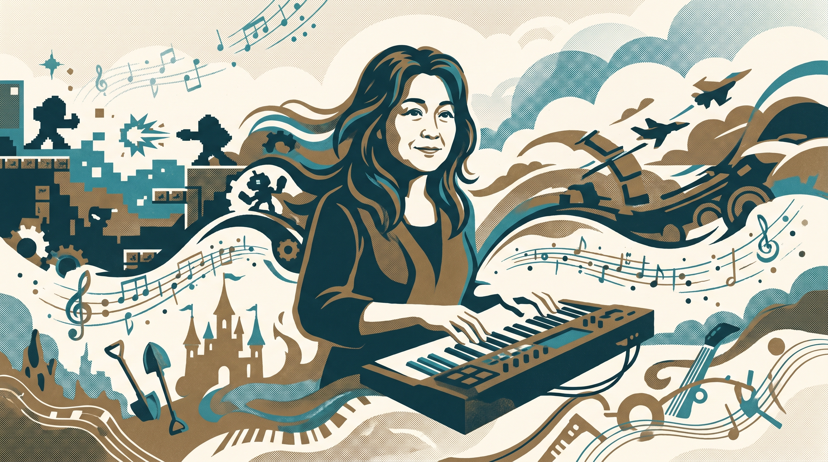 Manami Matsumae — Enjoy Game Japan Museum illustration