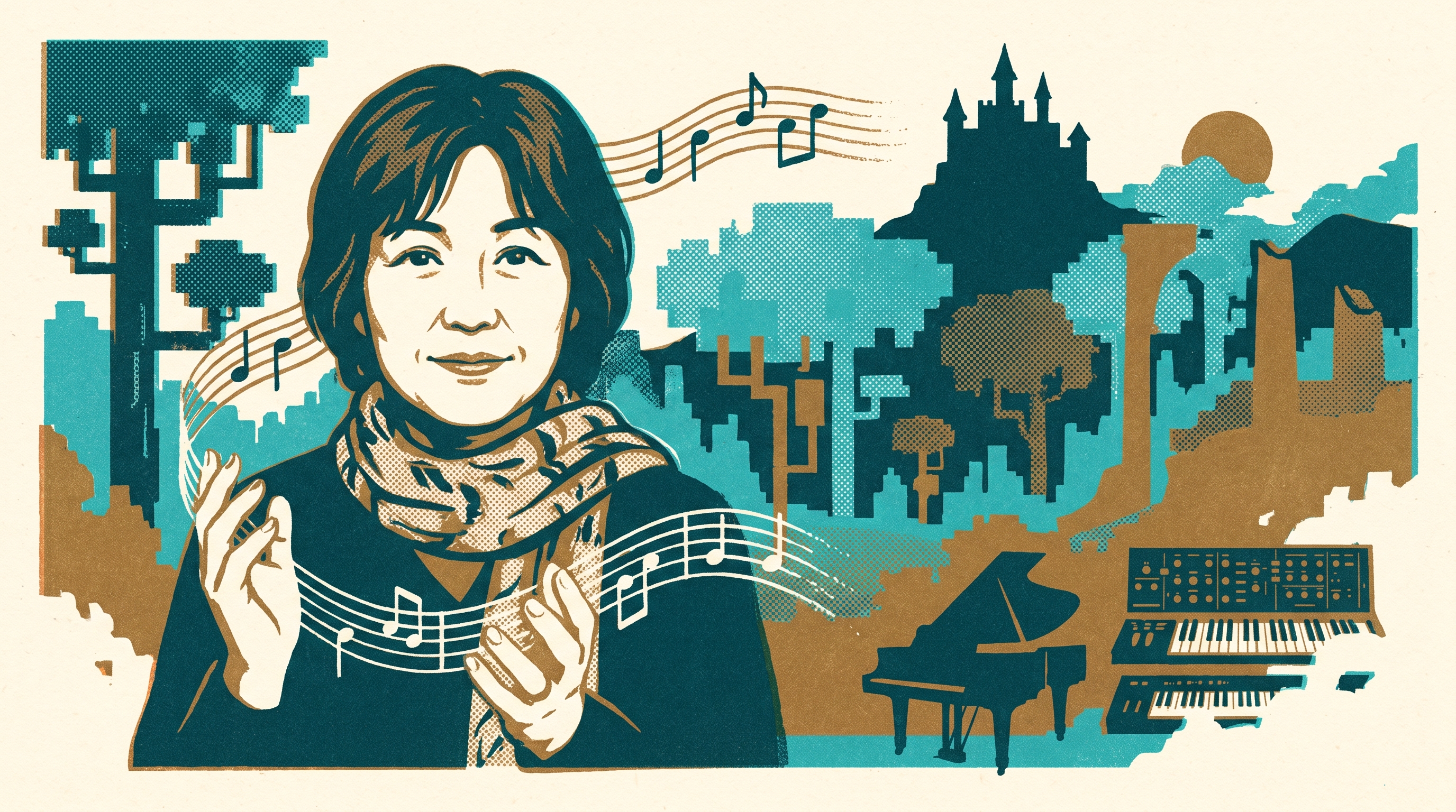 Mari Yamaguchi — Enjoy Game Japan Museum illustration