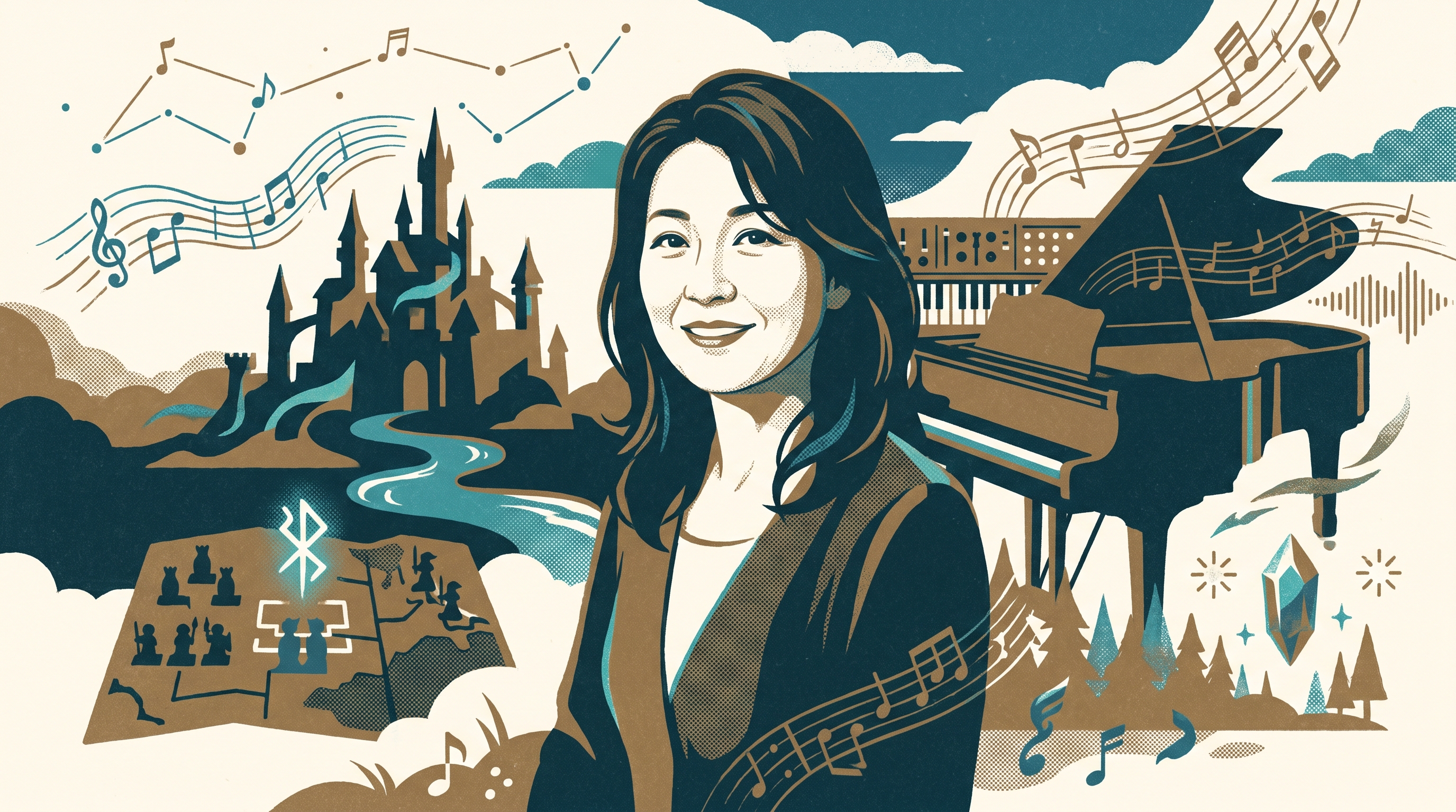 Miki Higashino — Enjoy Game Japan Museum illustration