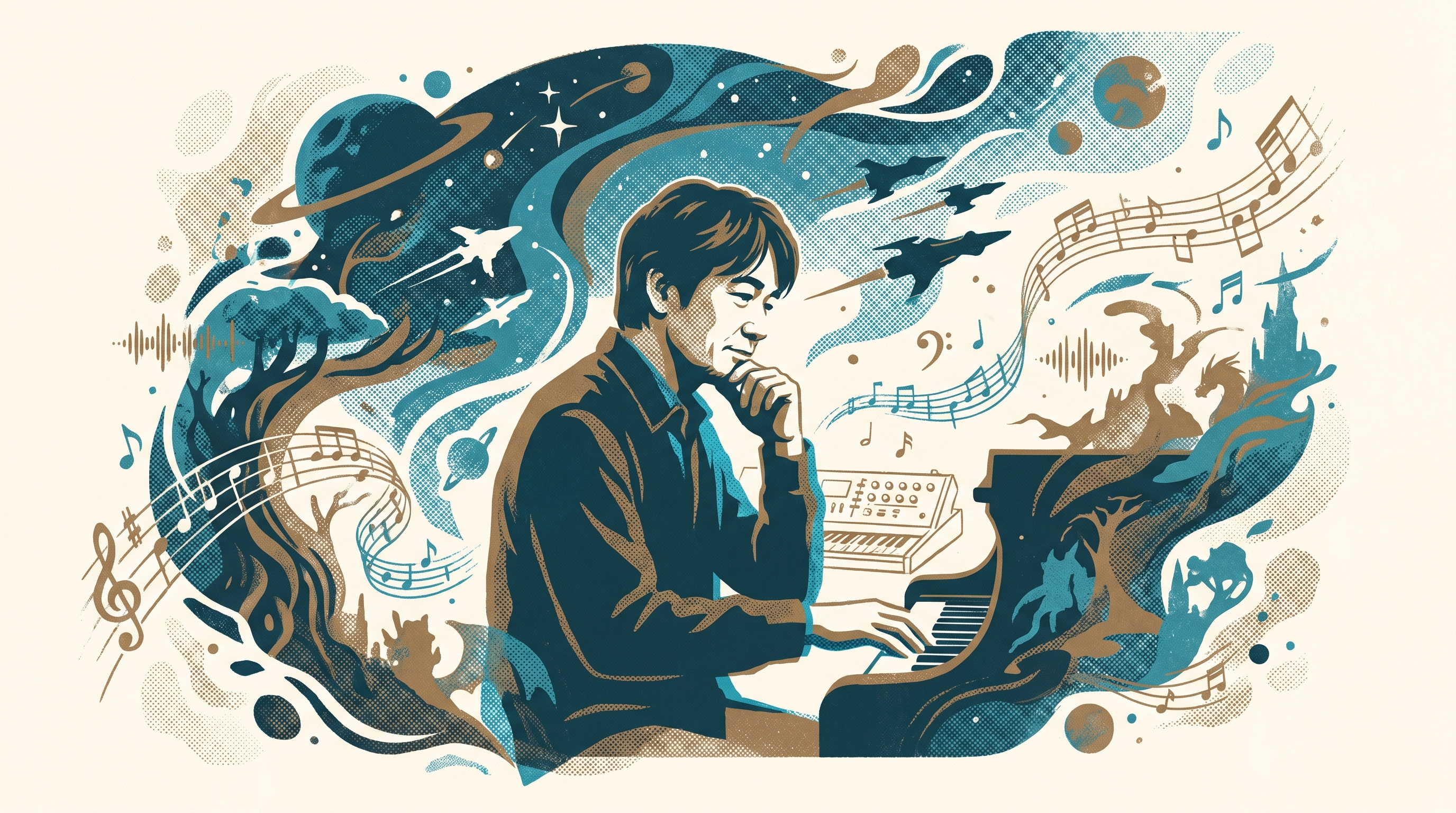 Motoi Sakuraba — Enjoy Game Japan Museum illustration