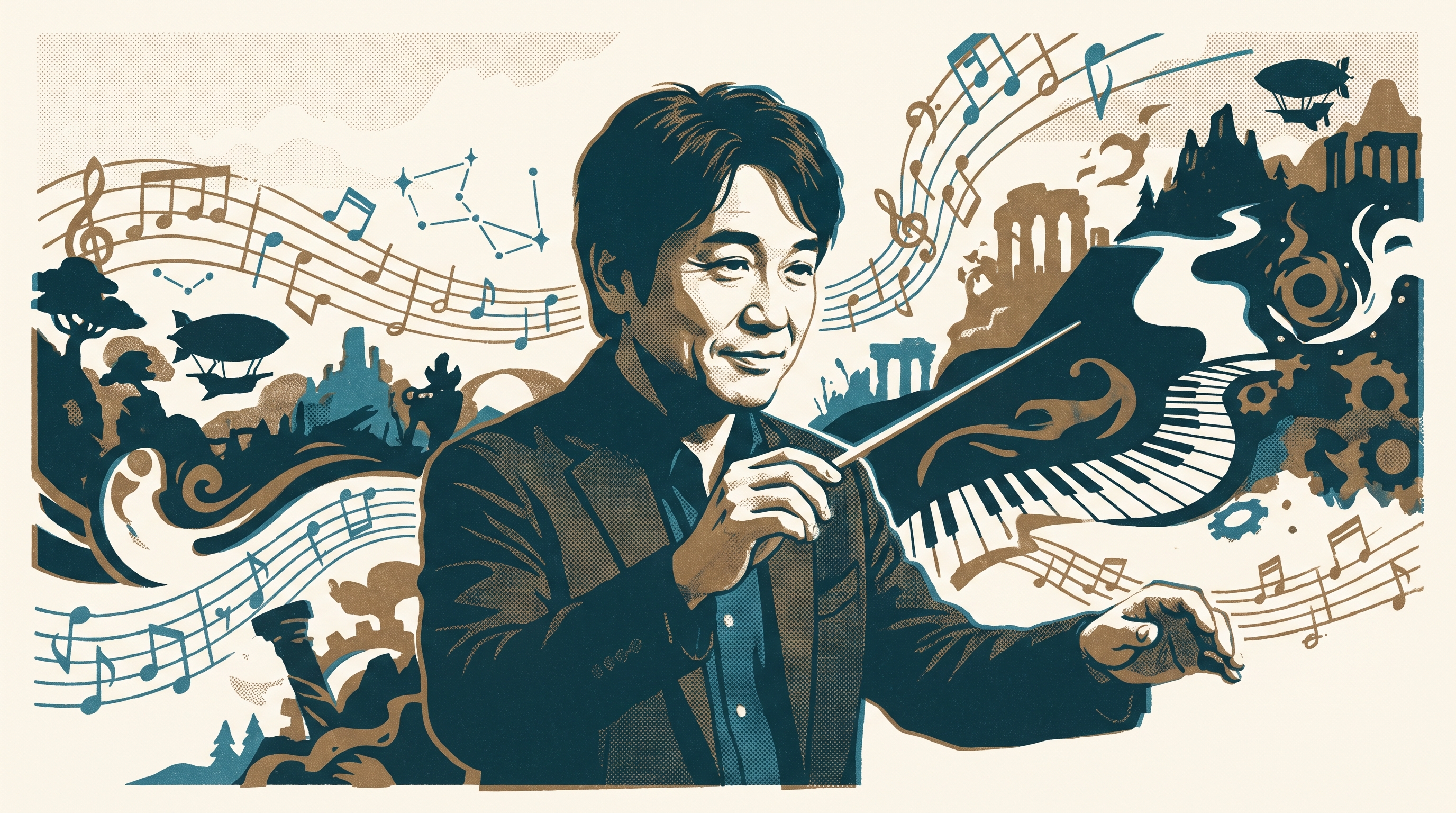 Noriyuki Iwadare — Enjoy Game Japan Museum illustration