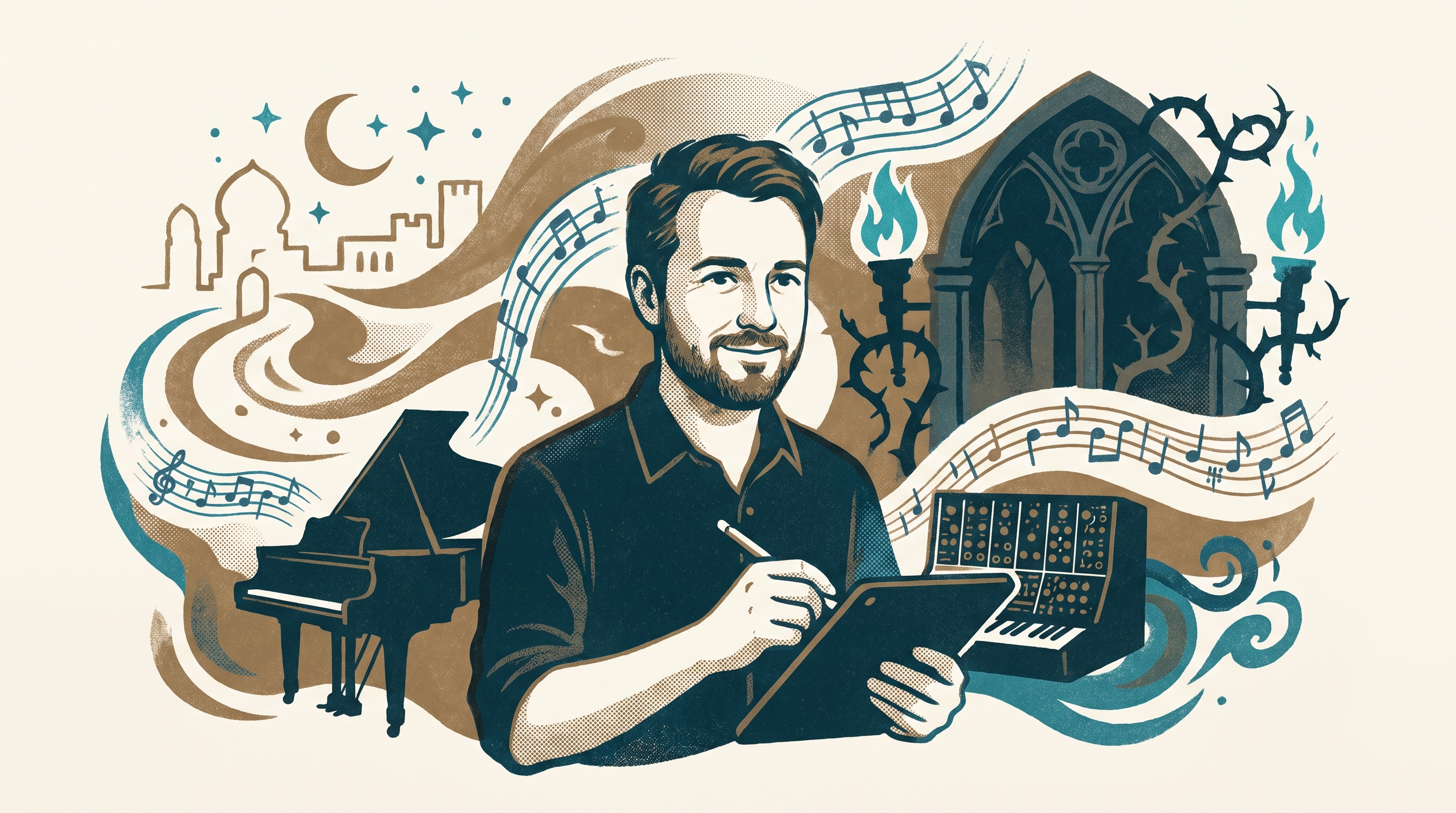 Stuart Chatwood — Enjoy Game Japan Museum illustration