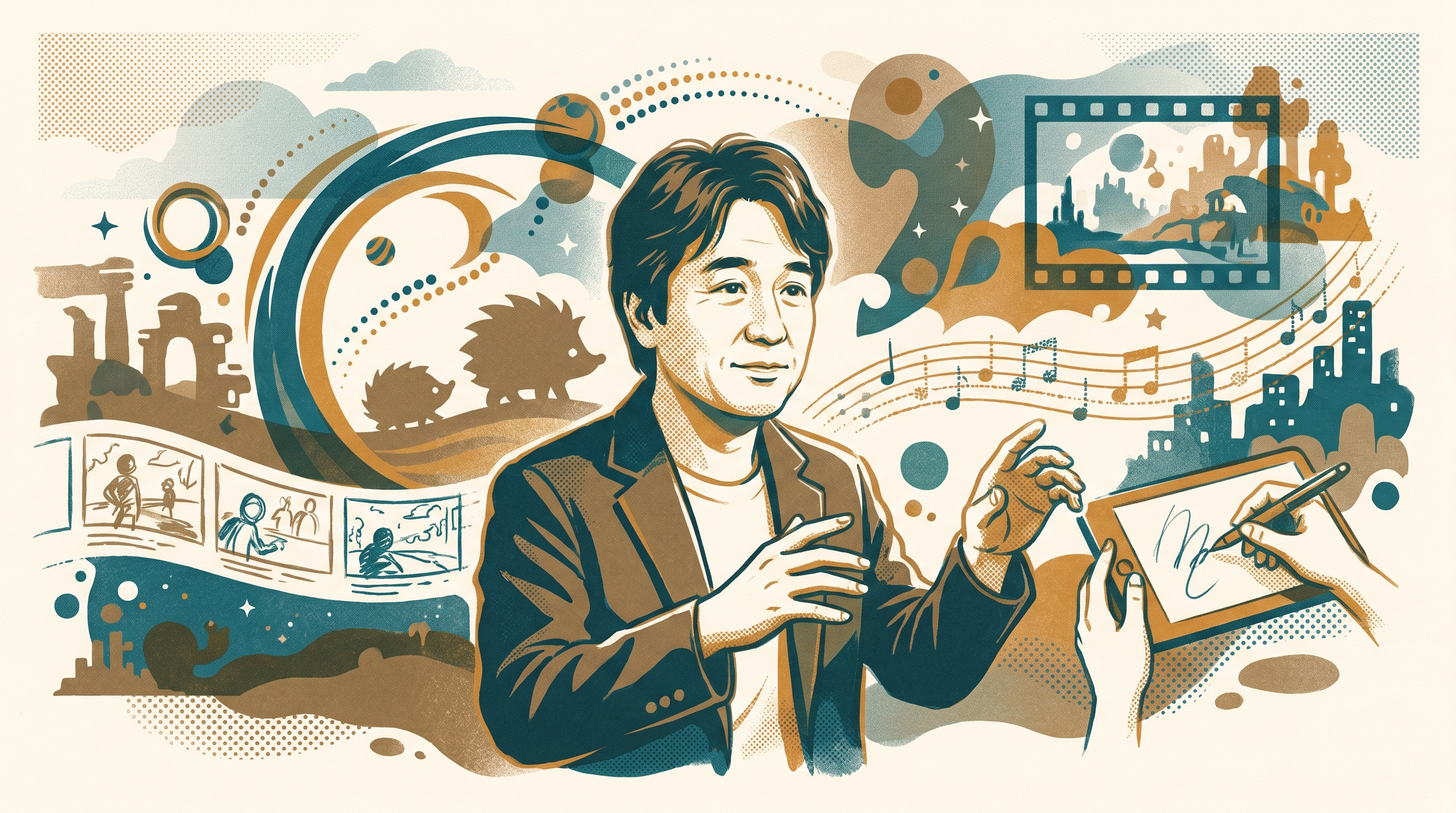 Takashi Iizuka — Enjoy Game Japan Museum illustration