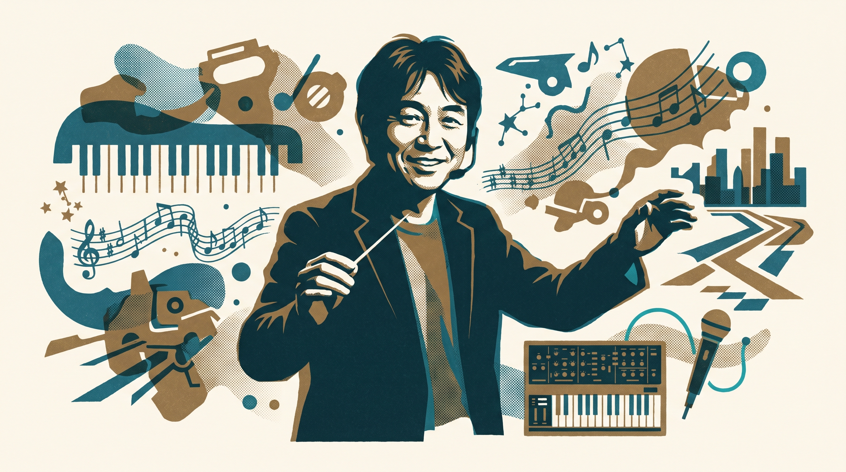 Takenobu Mitsuyoshi — Enjoy Game Japan Museum illustration