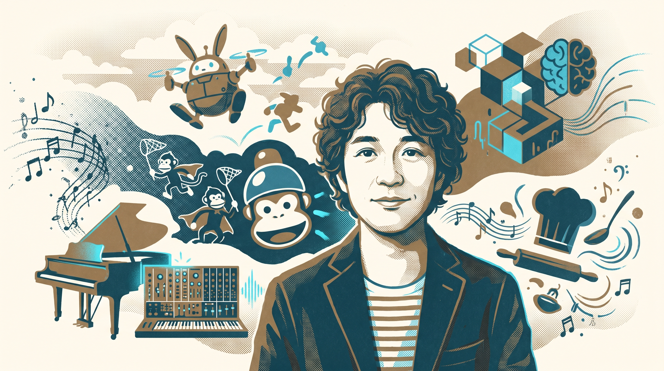 Takeo Miratsu — Enjoy Game Japan Museum illustration
