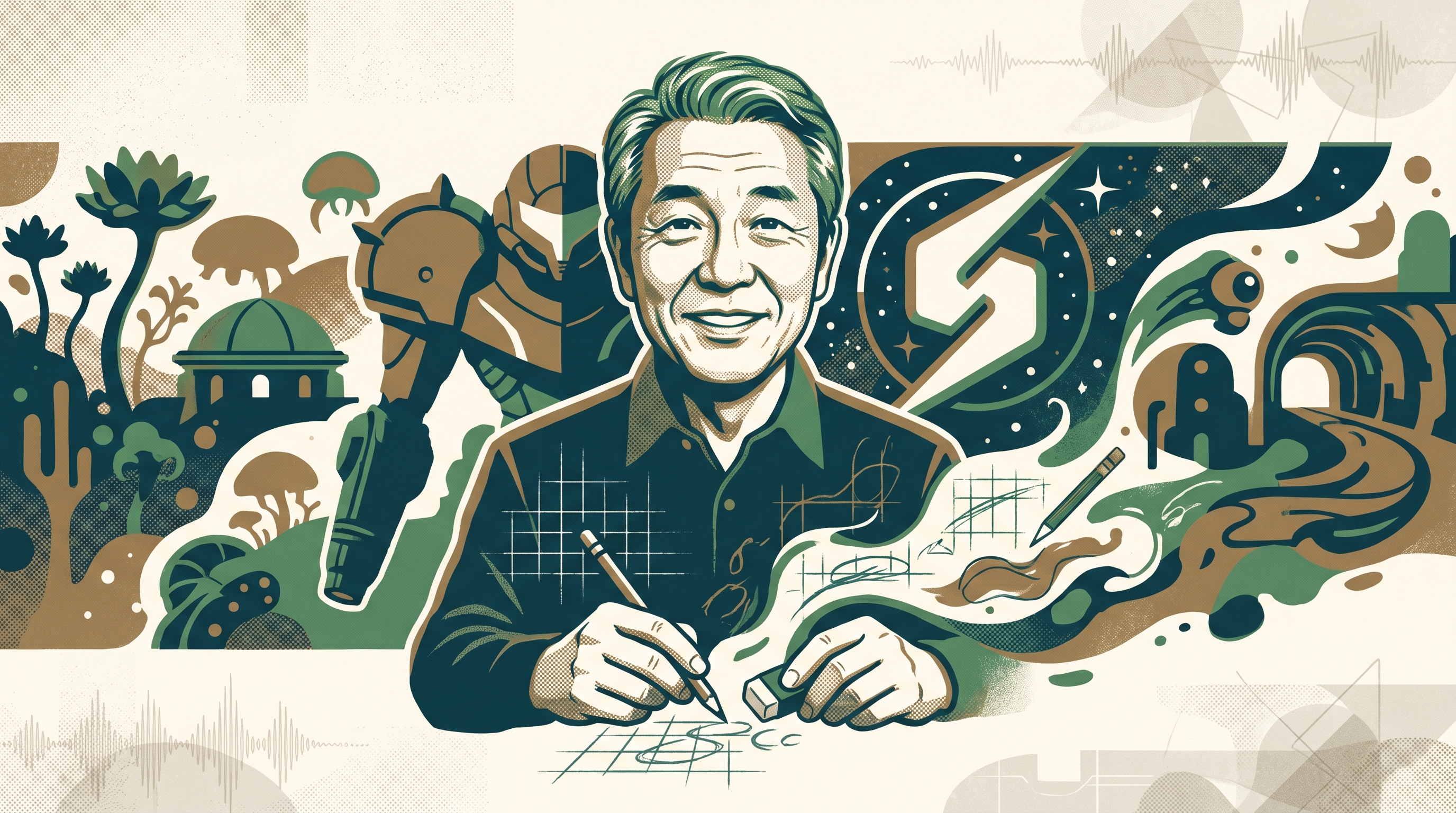 Yoshio Sakamoto — Enjoy Game Japan Museum illustration