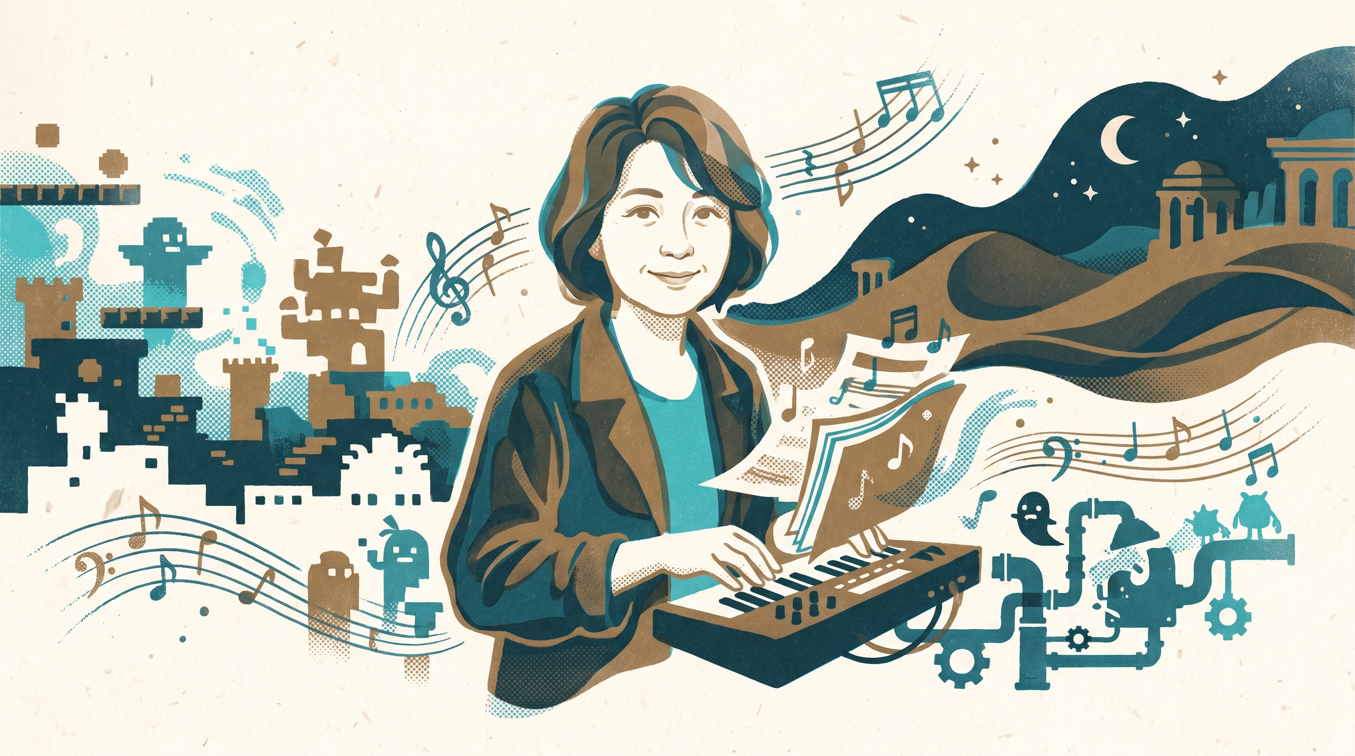 Yuko Takehara — Enjoy Game Japan Museum illustration
