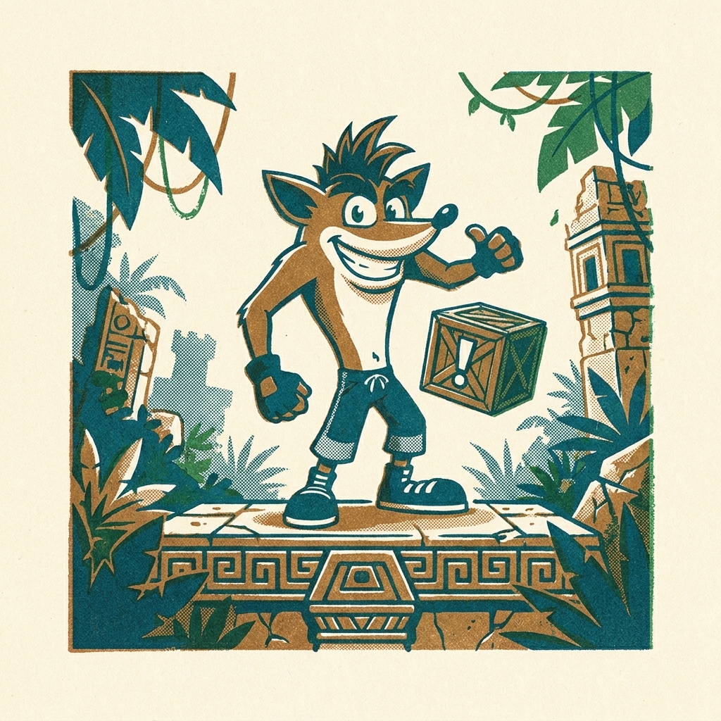 Crash Bandicoot 2: Cortex Strikes Back for PlayStation (1997) — Naughty Dog's refined trilogy centrepiece, Japan's highest-se
