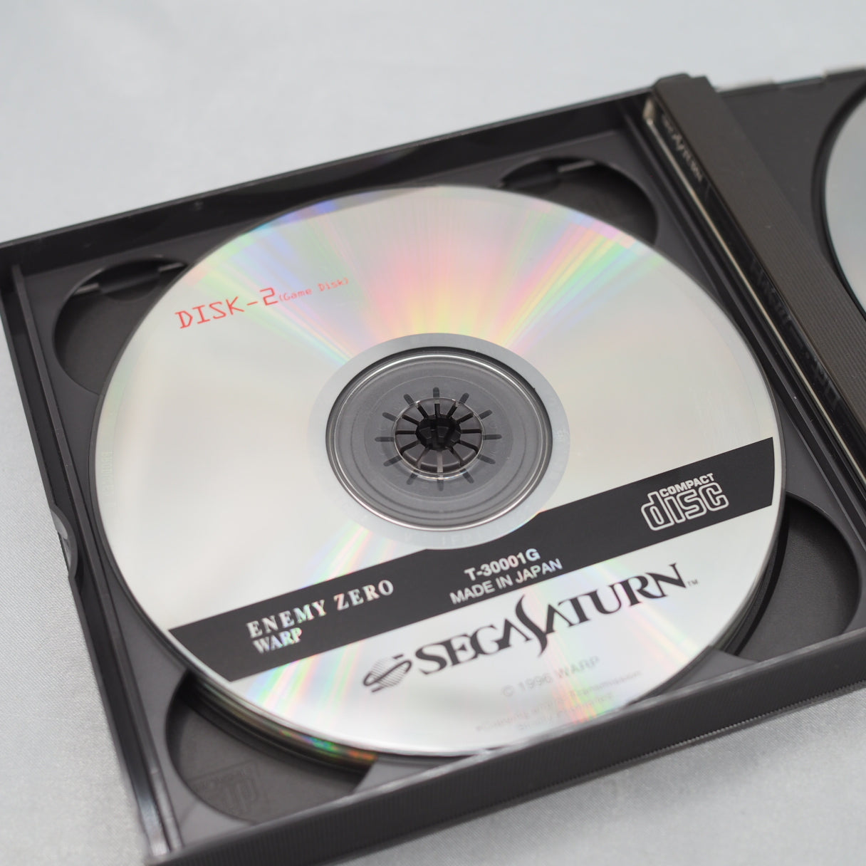 Enemy Zero (Sega Saturn, 1996) gave players no health bar and no radar — only a tone that climbed as the hunter closed in. Ke — photo 6
