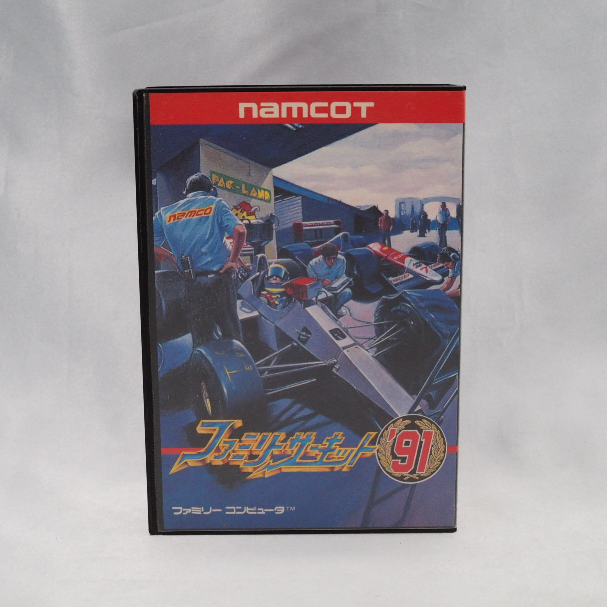 Family Circuit '91 (1991), a Famicom top-down racer by Game Studio and Namco, with deep car tuning and a rare built-in track  — photo 9
