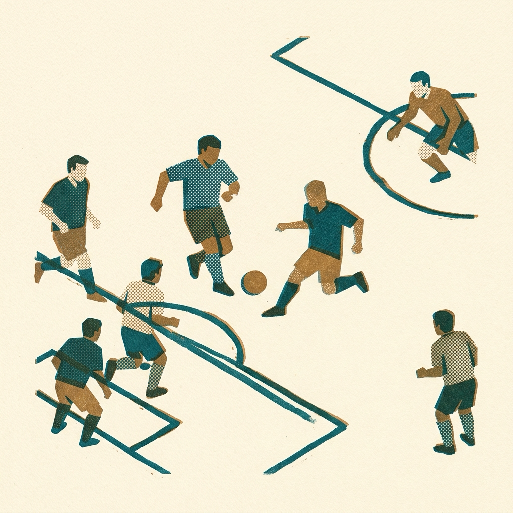FIFA 97 (Mega Drive, 1996) — the last FIFA on Sega's 16-bit console. 2D isometric while PlayStation got polygons.
