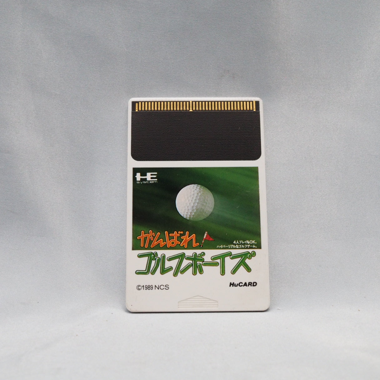 Ganbare! Golf Boys (PC Engine, 1989) — Two courses, thirty-six holes, four-player multitap support. The second golf game on P