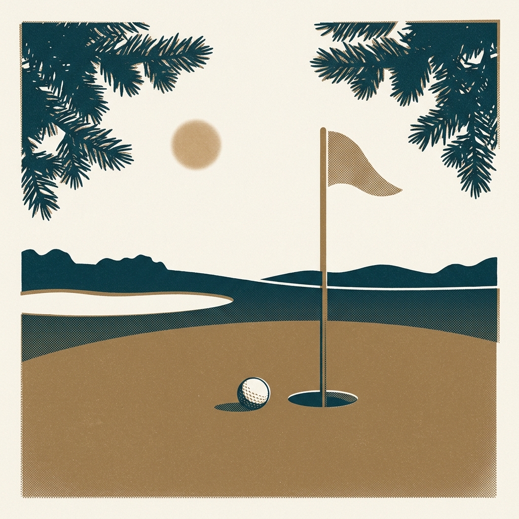 Ganbare! Golf Boys (PC Engine, 1989) — Two courses, thirty-six holes, four-player multitap support. The second golf game on P