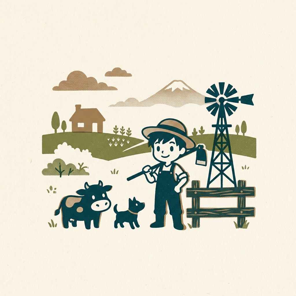 Harvest Moon / Bokujō Monogatari for Super Famicom / SNES (1996) — the game that invented cozy farming simulation, made by 3 