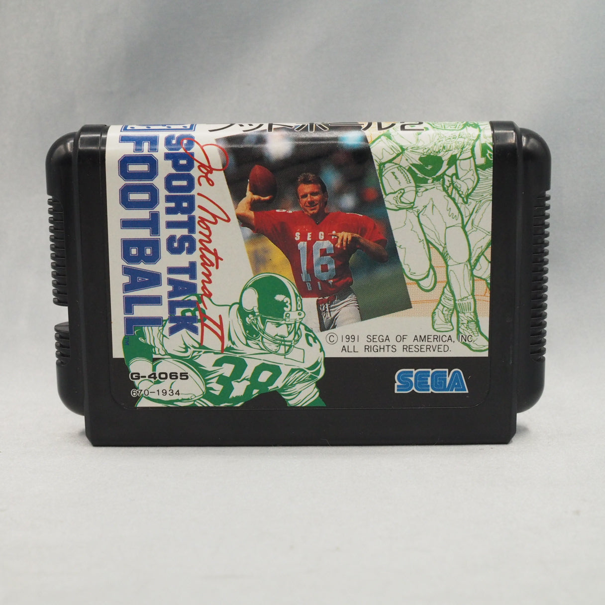 Joe Montana II: Sports Talk Football (1992, Mega Drive) by BlueSky Software and Sega featured pioneering spoken play-by-play  — photo 2