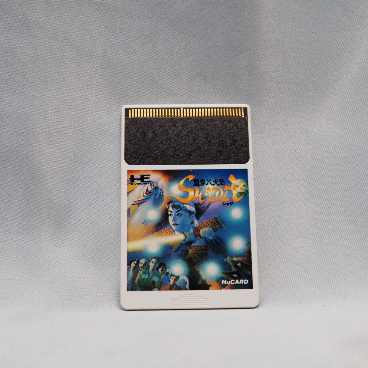 Makai Hakkenden Shada (PC Engine, 1989) — Action-RPG based on Japan's longest classical novel. Password save means no battery