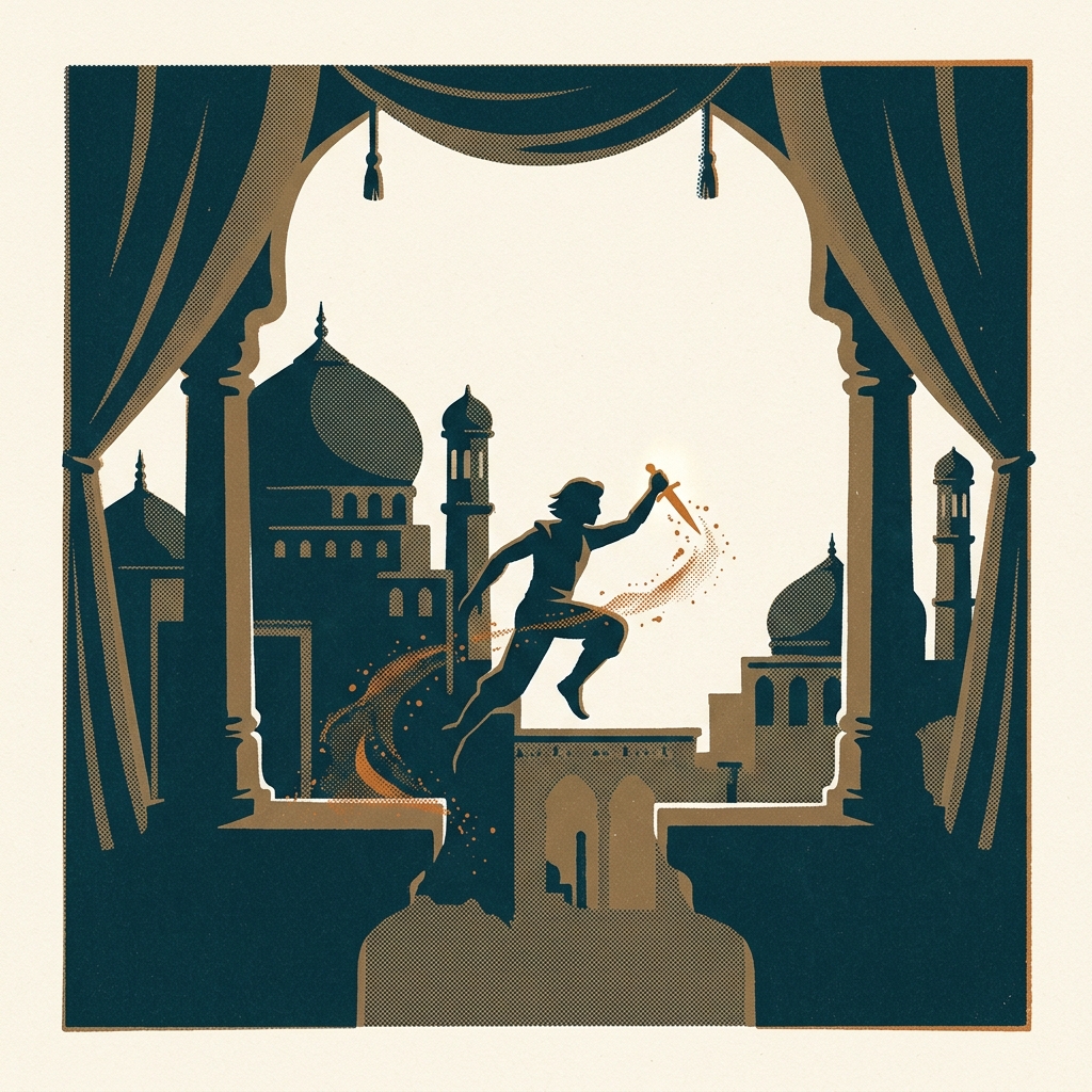 Prince of Persia: The Sands of Time (GameCube, 2003) — the time-rewind mechanic born from frustration, Jordan Mechner's Perfe