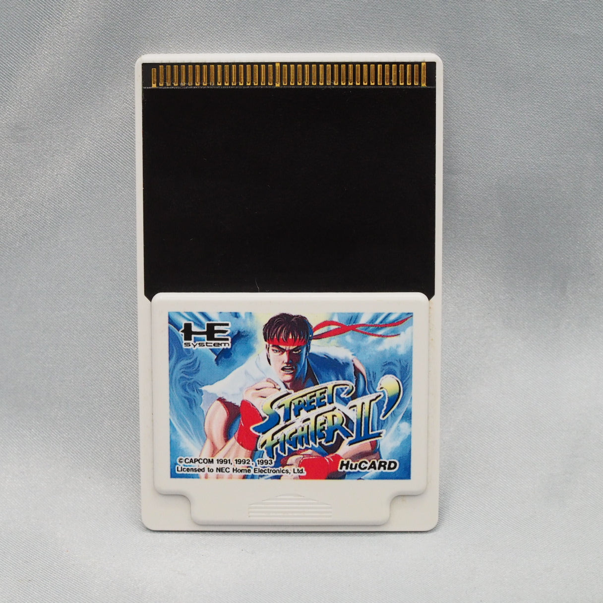 Street Fighter II' Champion Edition on PC Engine (1993): Capcom's fighter on a 20-Mbit HuCard with the four bosses and barrel