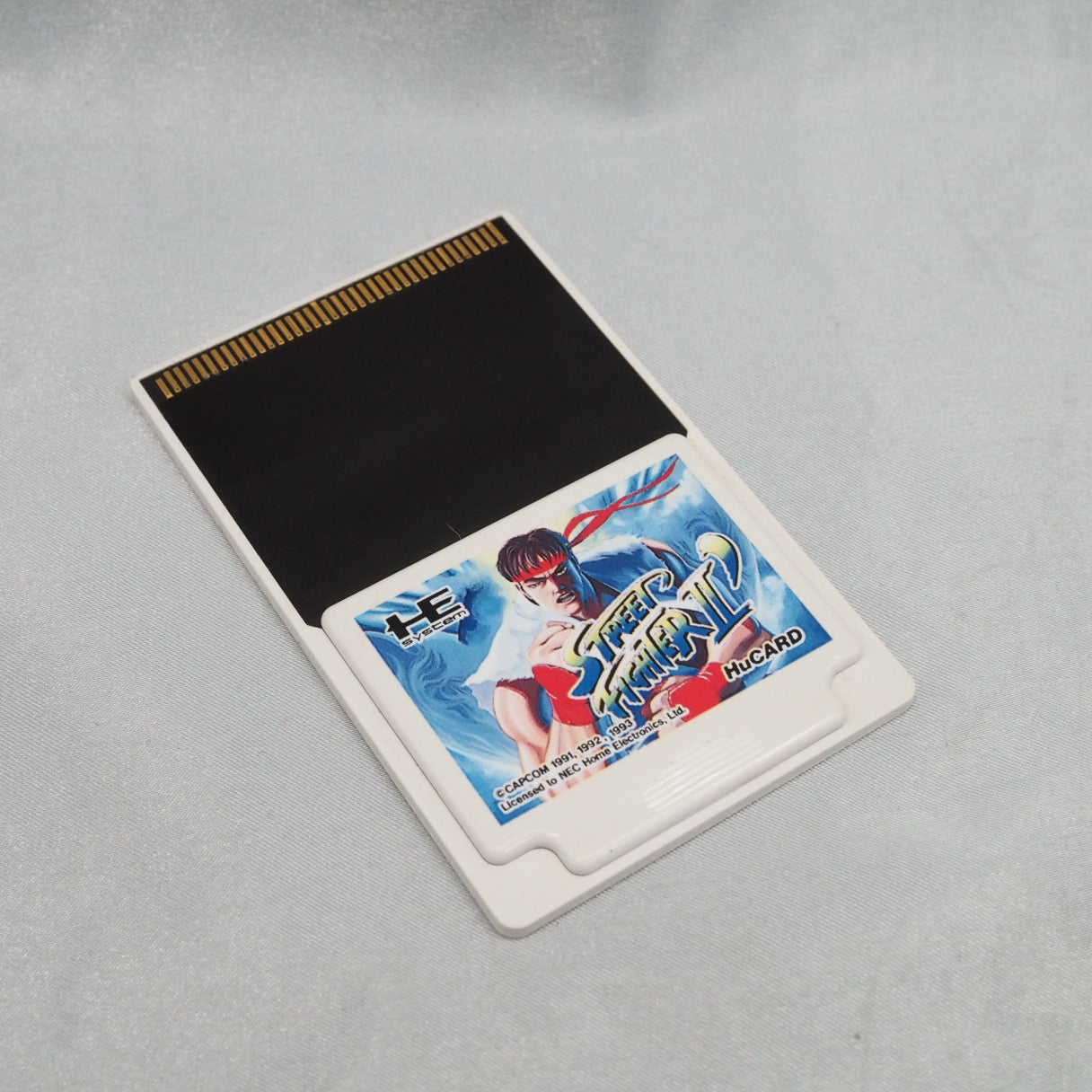 Street Fighter II' Champion Edition on PC Engine (1993): Capcom's fighter on a 20-Mbit HuCard with the four bosses and barrel — photo 4