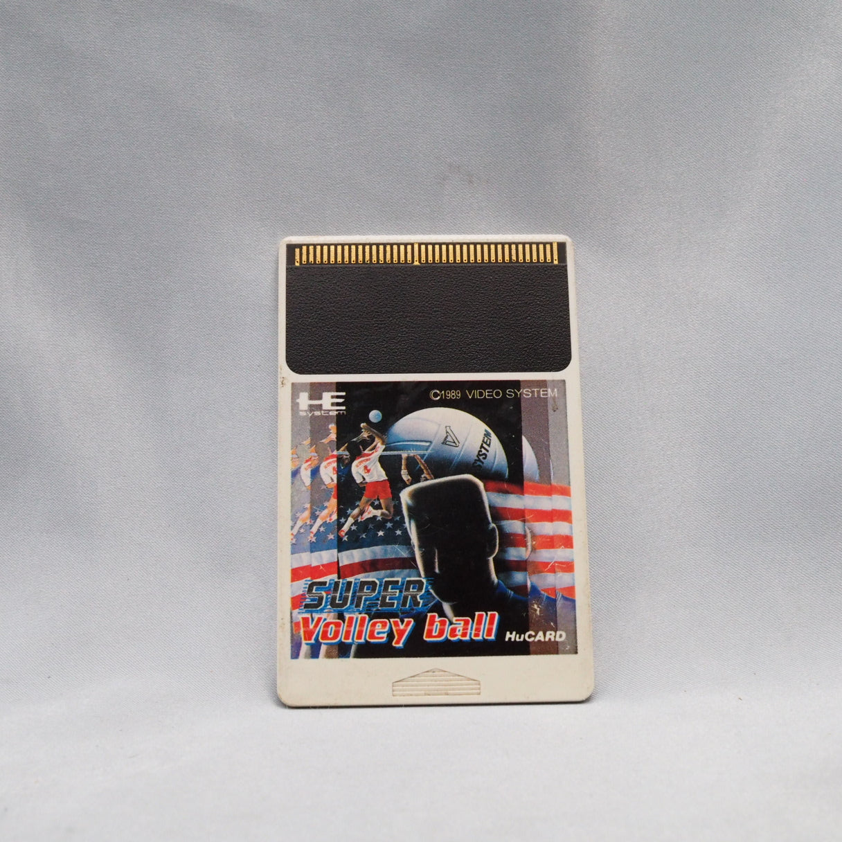 Super Volleyball (PC Engine, 1990) — Video System's arcade volleyball port featuring side-view action with quick attacks, tim