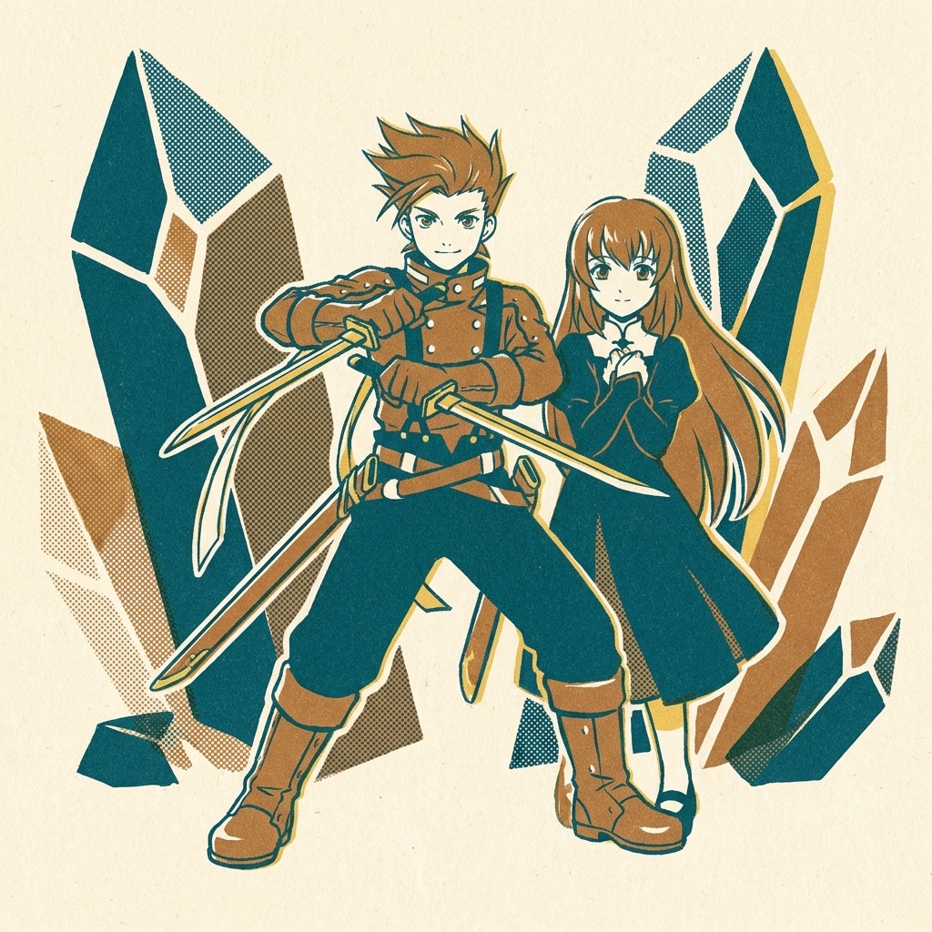 13 Tales games came before it. None broke through in the West. Tales of Symphonia (2003, GameCube) changed that — shipping on