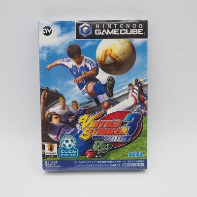 Virtua Striker 3 ver. 2002 for GameCube — arcade football with four-year management mode. Triforce hardware port released in 