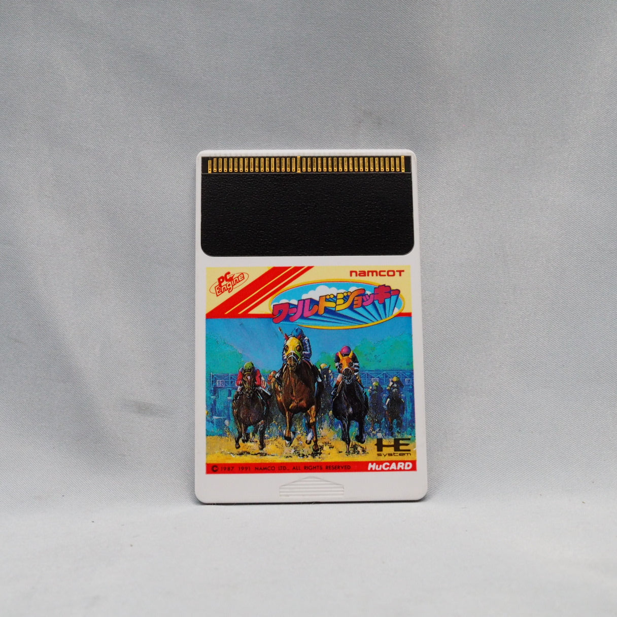 World Jockey (PC Engine, 1991) — Namco's horse racing game with four-player multi-tap support and enhanced PC Engine graphics