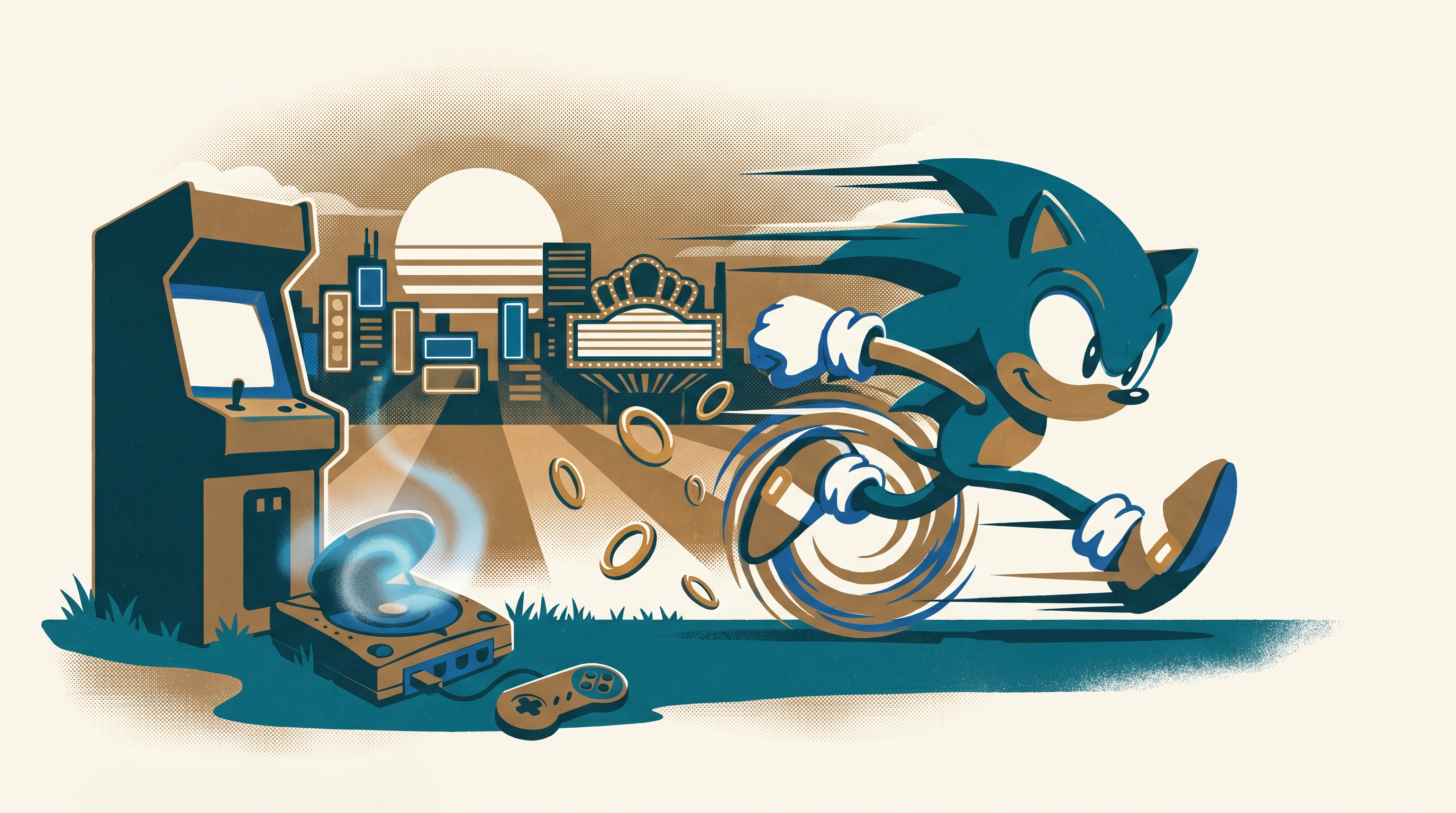 Sega — Enjoy Game Japan Museum illustration