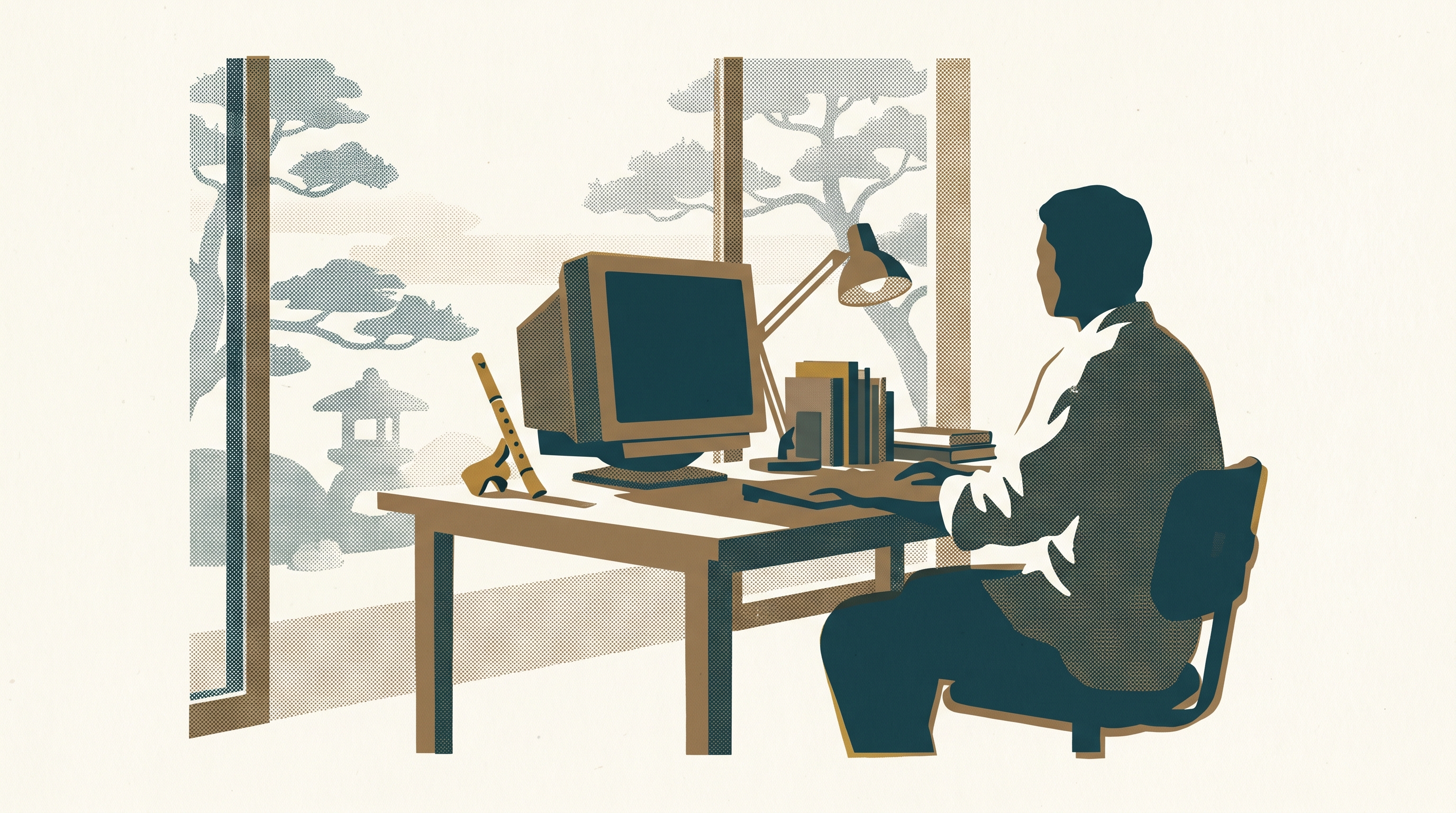 The Rule He Broke — Enjoy Game Japan Museum illustration