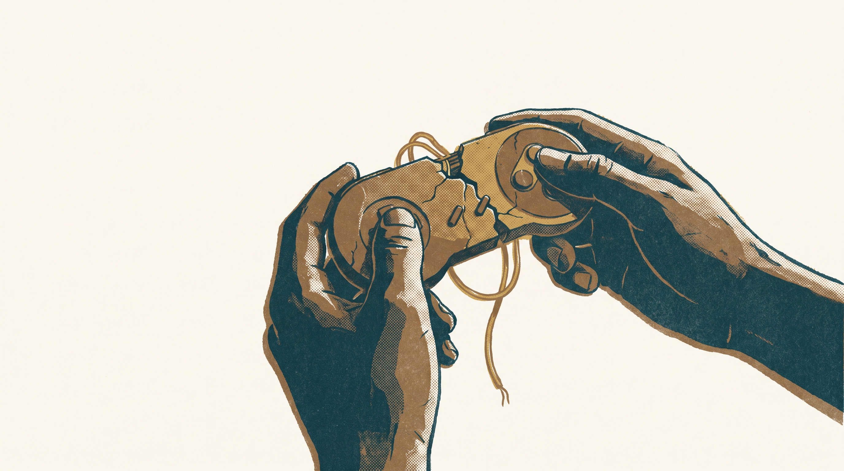 The Machine That Only Wanted to Play — illustration