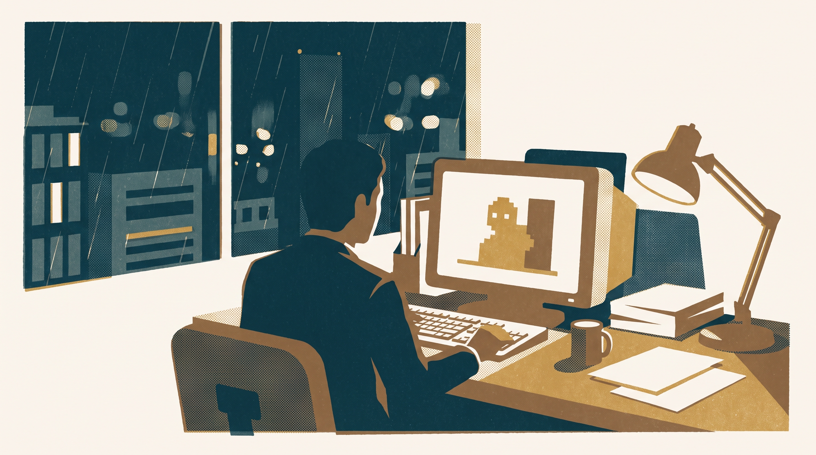 A Quiet Light — Enjoy Game Japan Museum illustration