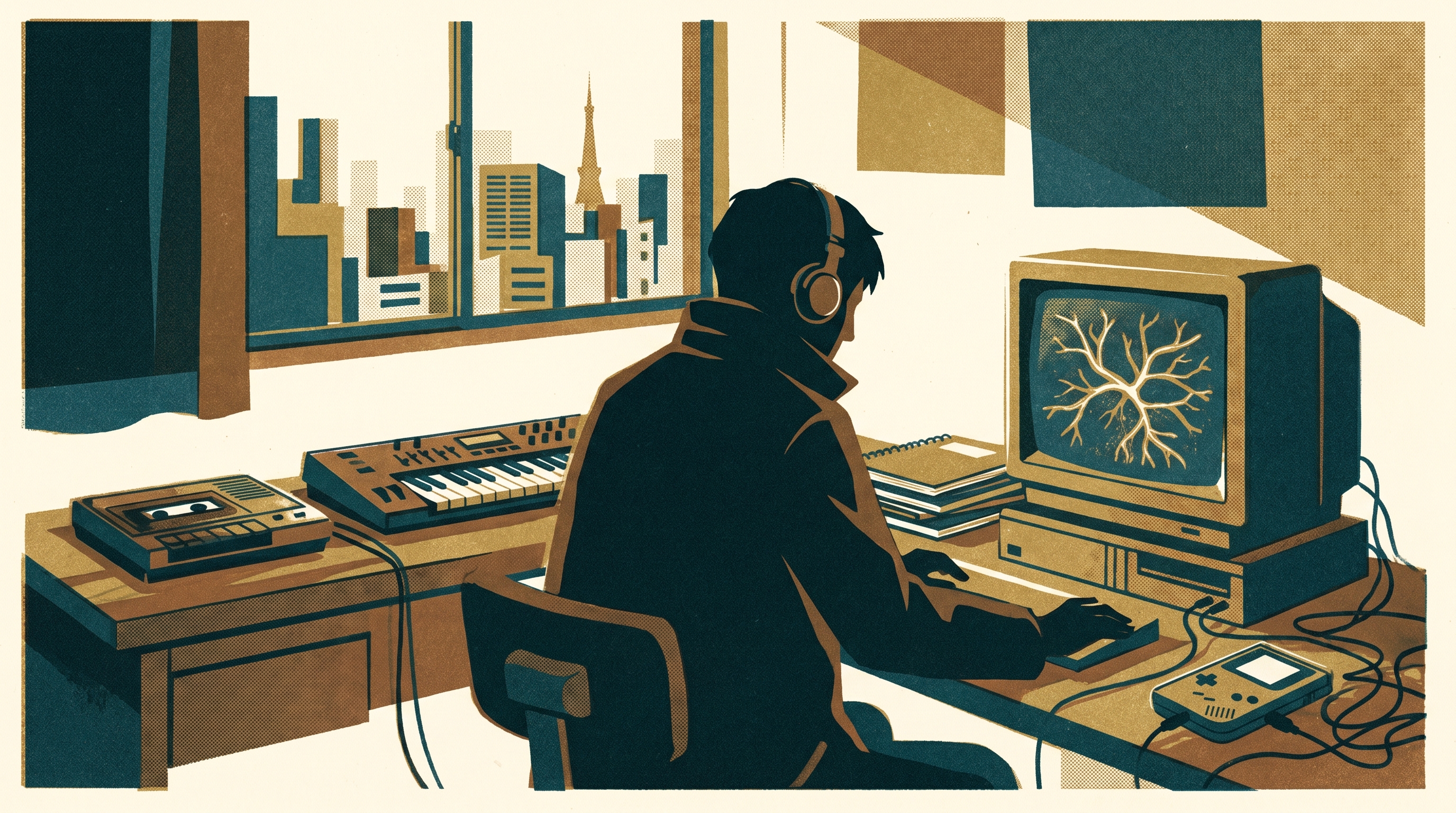 The Game About Connection — Enjoy Game Japan Museum illustration