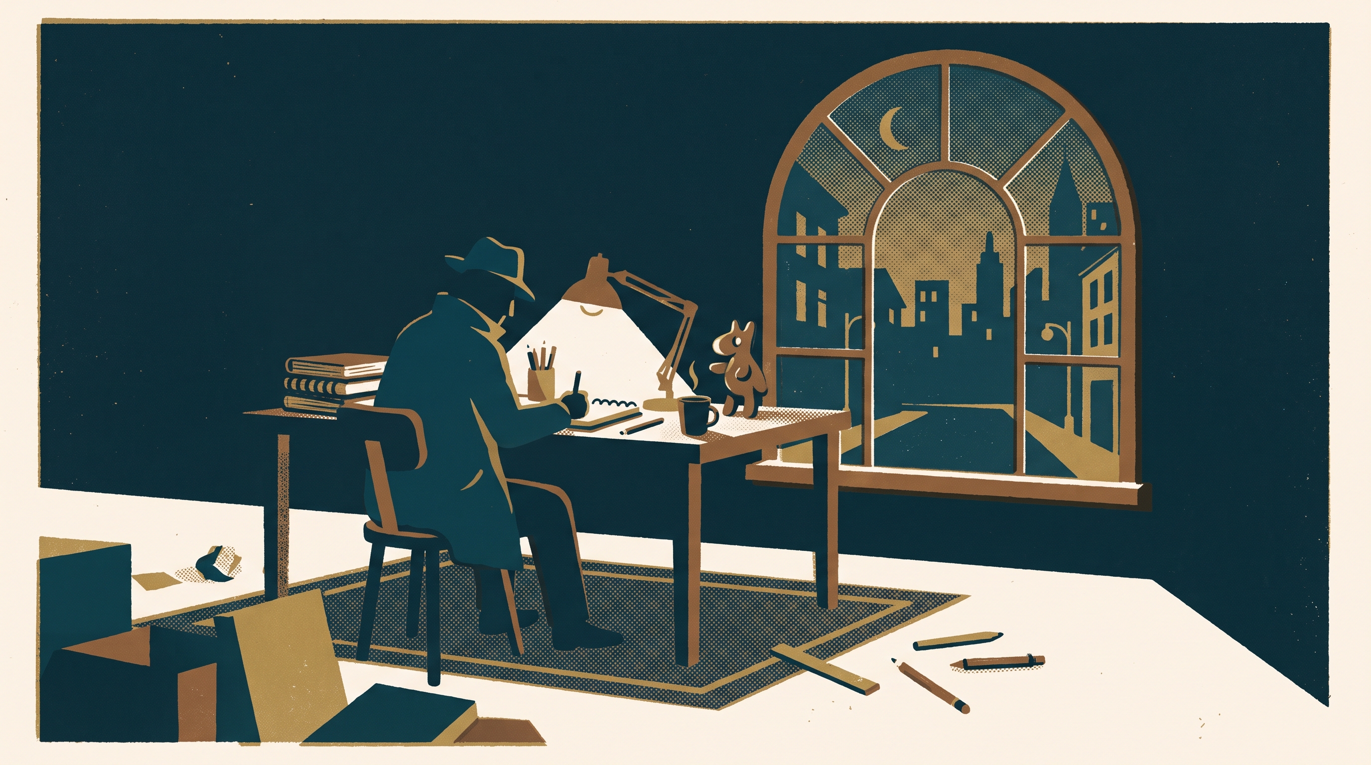 A Quiet Light — Enjoy Game Japan Museum illustration