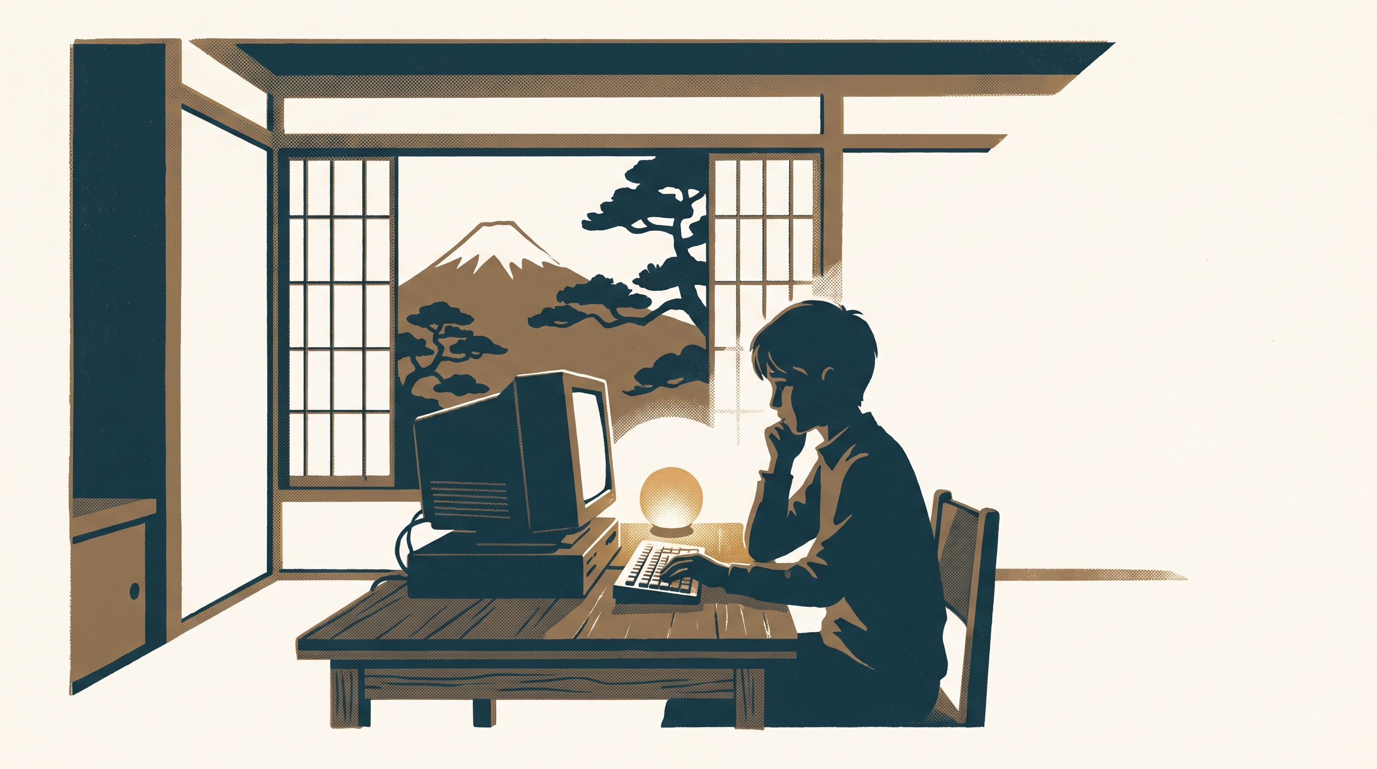 A Quiet Light — Enjoy Game Japan Museum illustration
