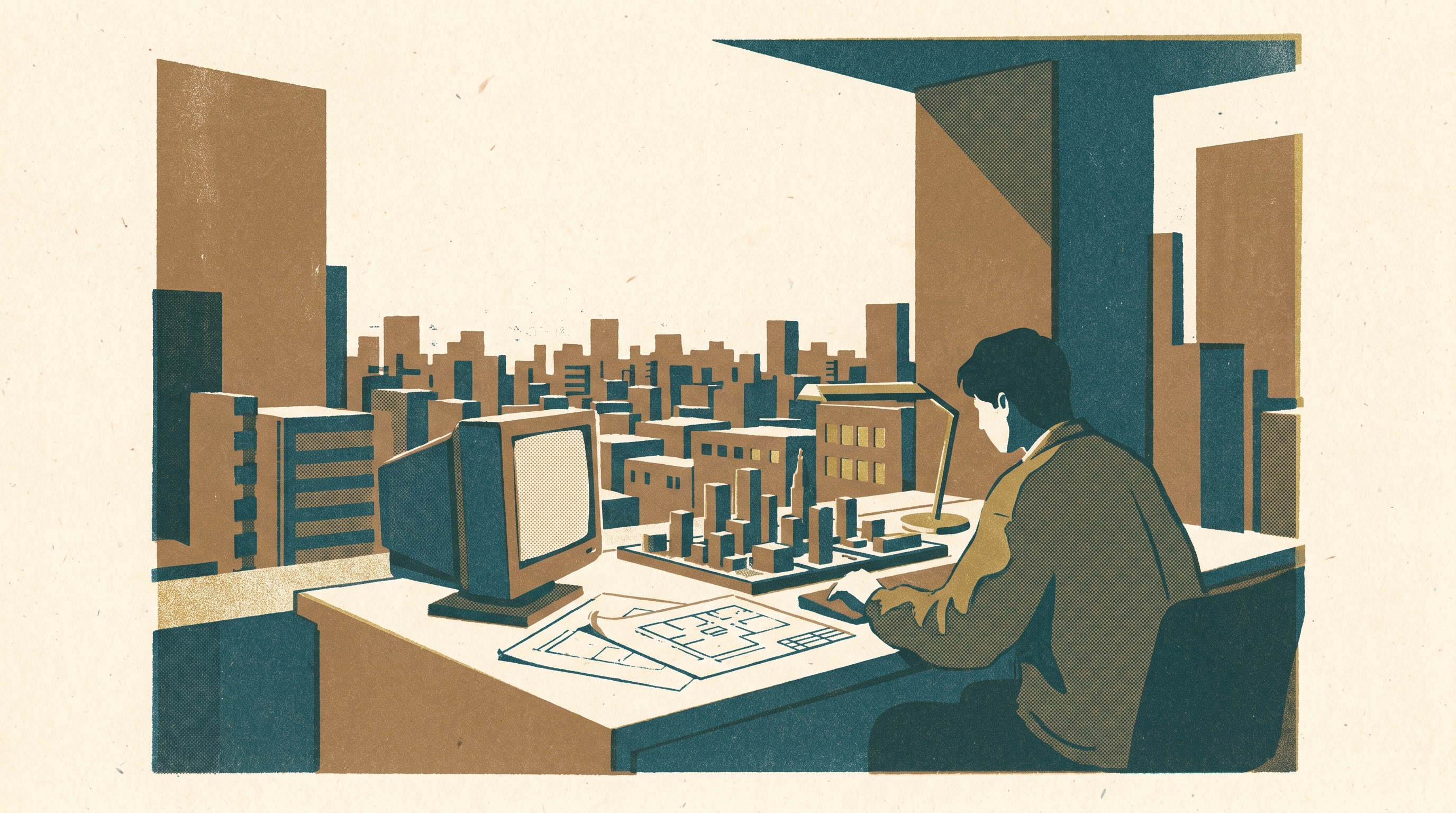 The City That Lived — Enjoy Game Japan Museum illustration