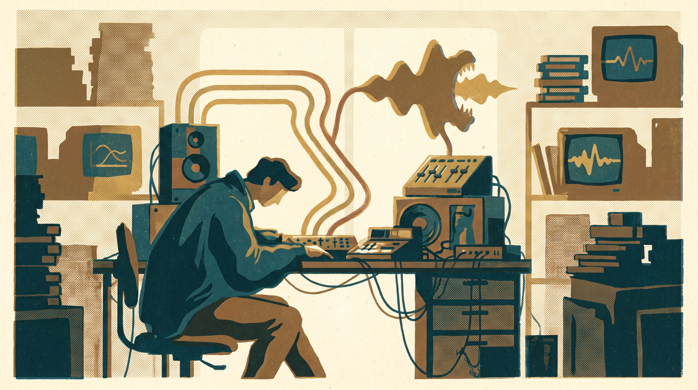 Three Channels, One Roar — Enjoy Game Japan Museum illustration