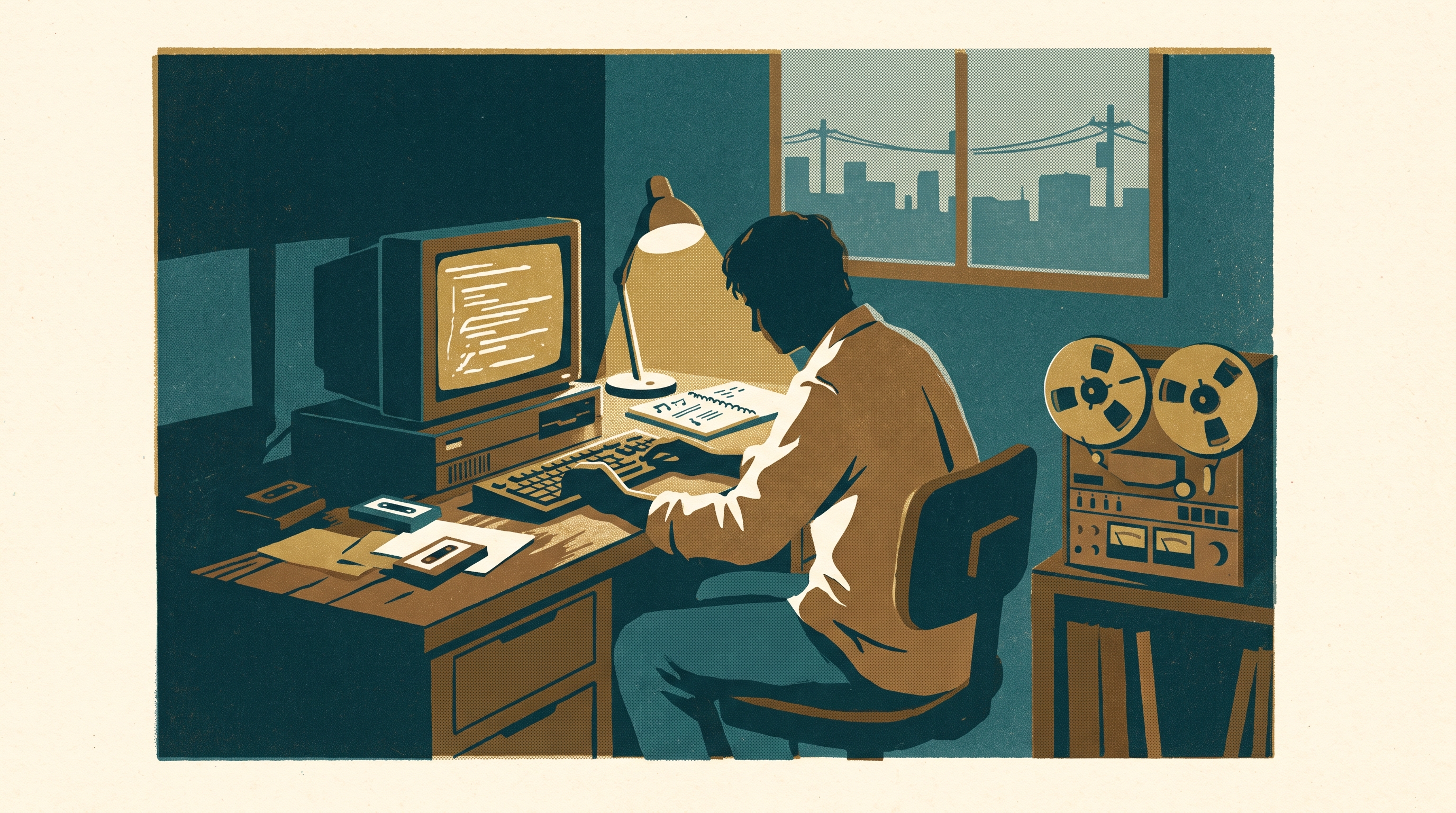 A Quiet Light in the Morning Hours — Enjoy Game Japan Museum illustration
